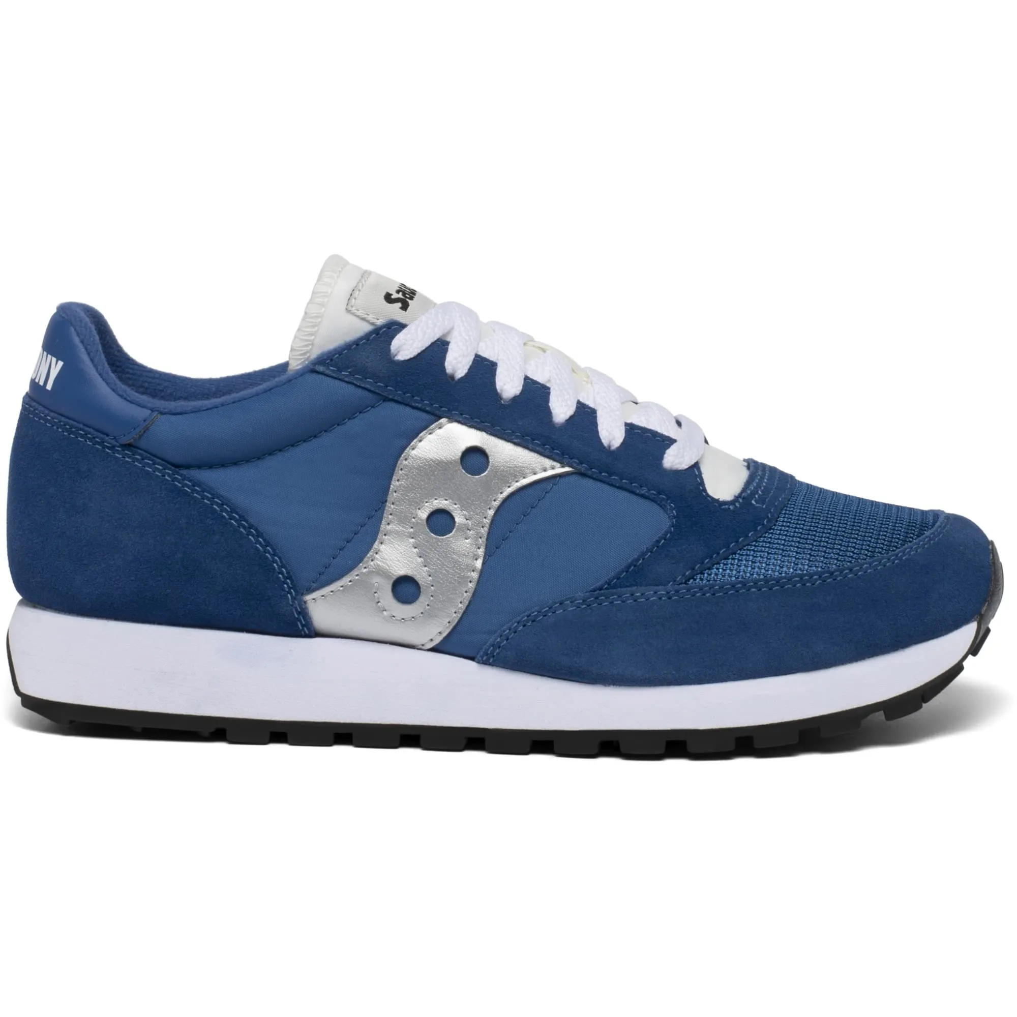Saucony Jazz Original Vintage Sneaker Uomo, 146 Blue White Silver, 37.5 EU - immagine 2