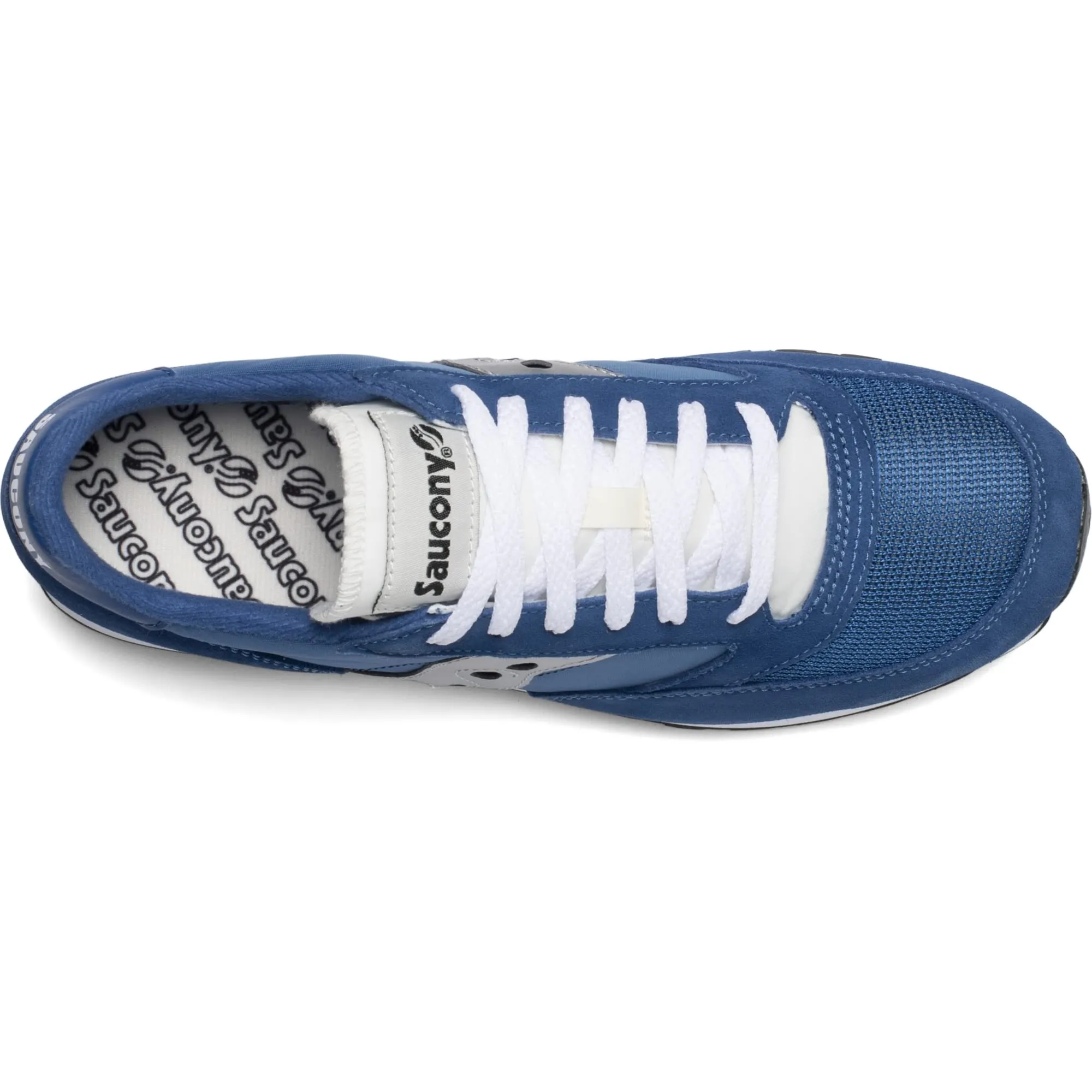 Saucony Jazz Original Vintage Sneaker Uomo, 146 Blue White Silver, 37.5 EU - immagine 4