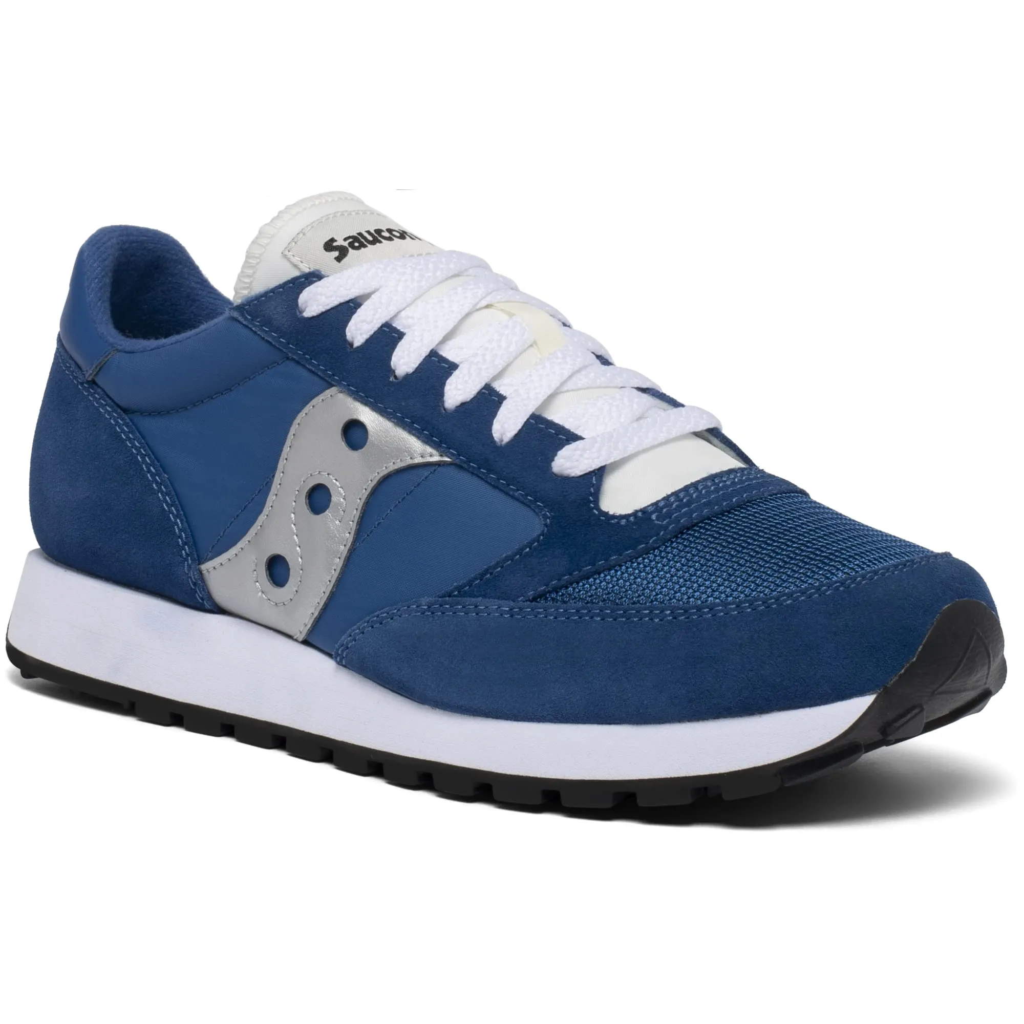 Saucony Jazz Original Vintage Sneaker Uomo, 146 Blue White Silver, 37.5 EU - immagine 6