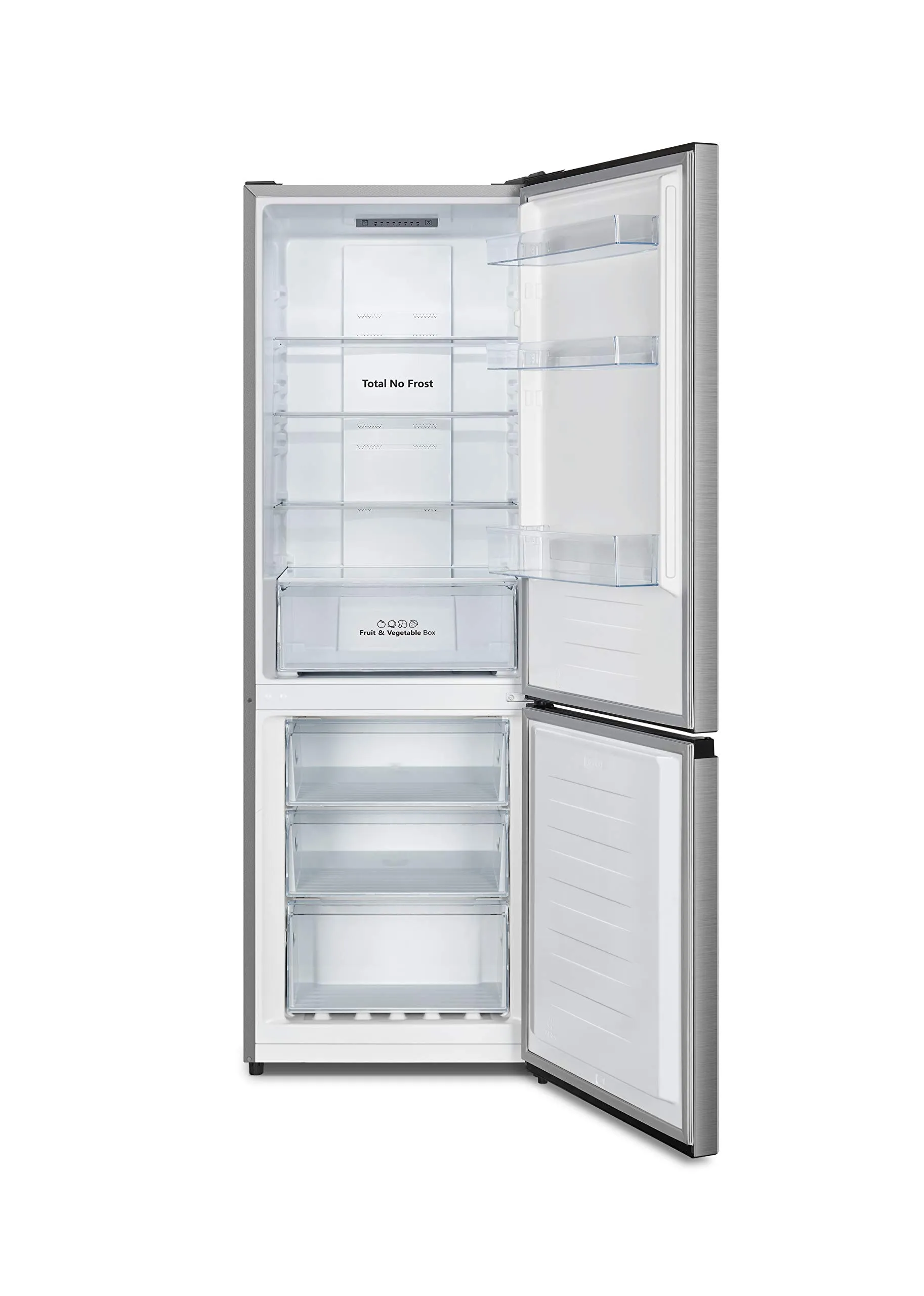 Hisense RB372N4AC2 Frigorifero Combinato Total No Frost, Inox Look, 179 cm, 287 L - immagine 3
