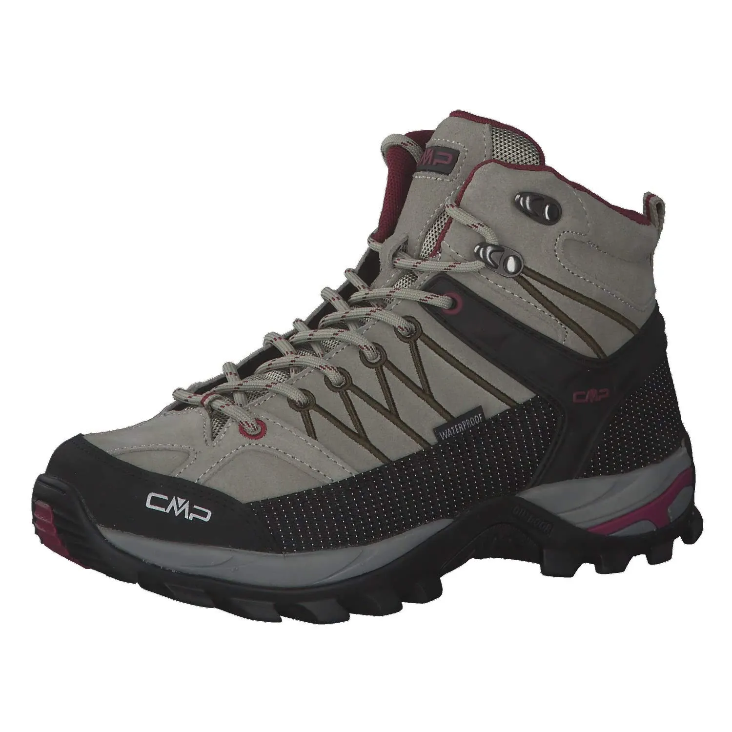 CMP Rigel Mid Women's Trekking Shoes WP, Sage Moss, 37 EU - immagine 1