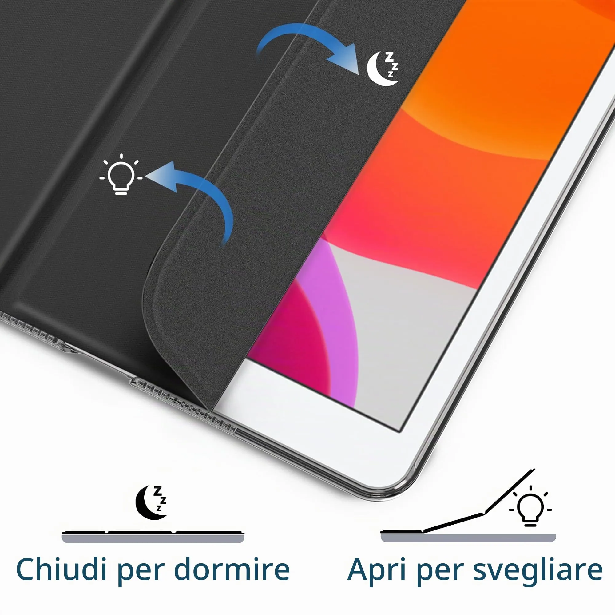 EasyAcc Custodia Cover per iPad 9/8/7 Generazione 10.2 pollici - immagine 6