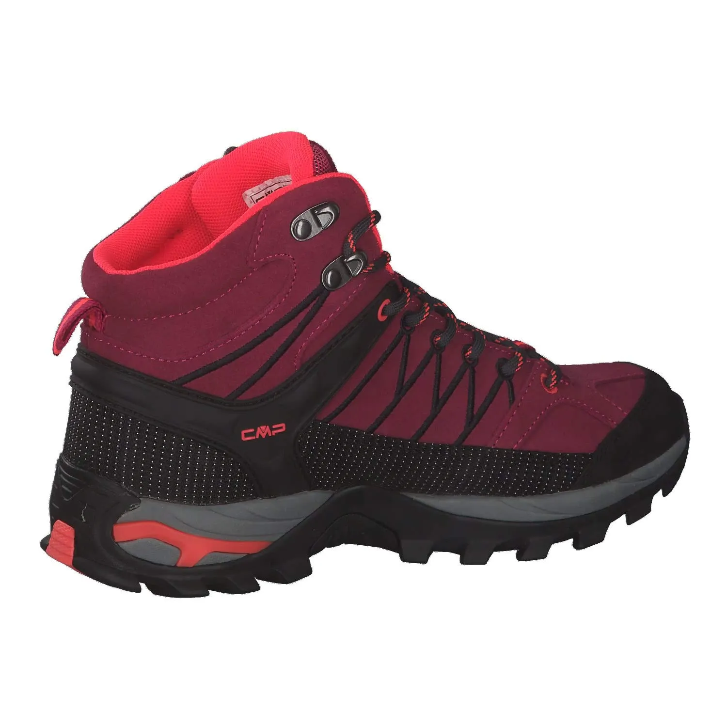 CMP Rigel Mid Women's Trekking Shoes WP, Magenta Antracite, 41 EU - immagine 7