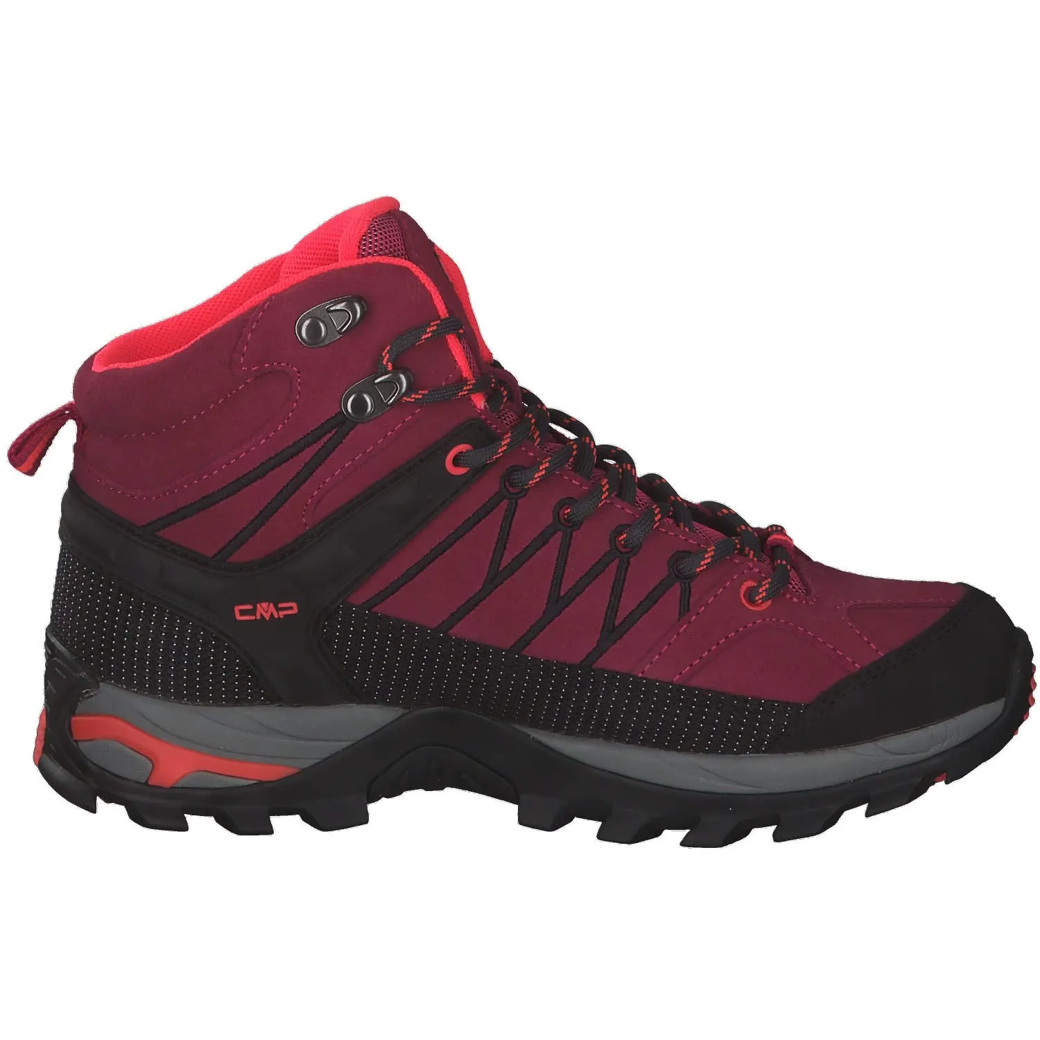 CMP Rigel Mid Women's Trekking Shoes WP, Magenta Antracite, 41 EU - immagine 8