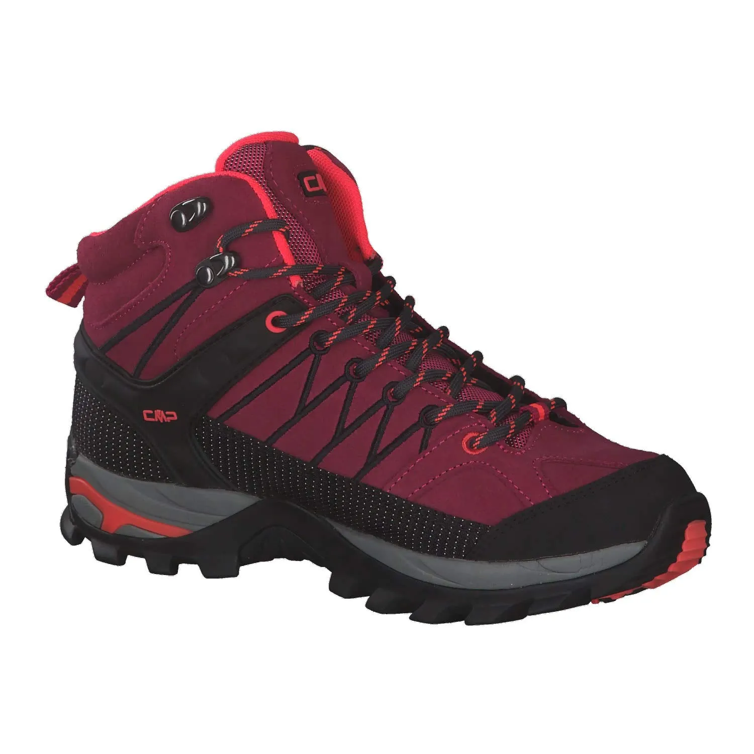 CMP Rigel Mid Women's Trekking Shoes WP, Magenta Antracite, 41 EU - immagine 9