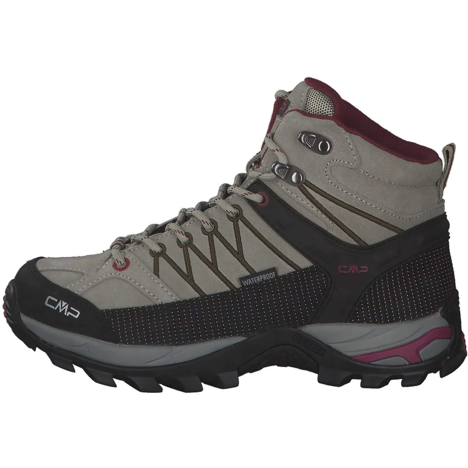 CMP Rigel Mid Women's Trekking Shoes WP, Sage Moss, 36 EU - immagine 2