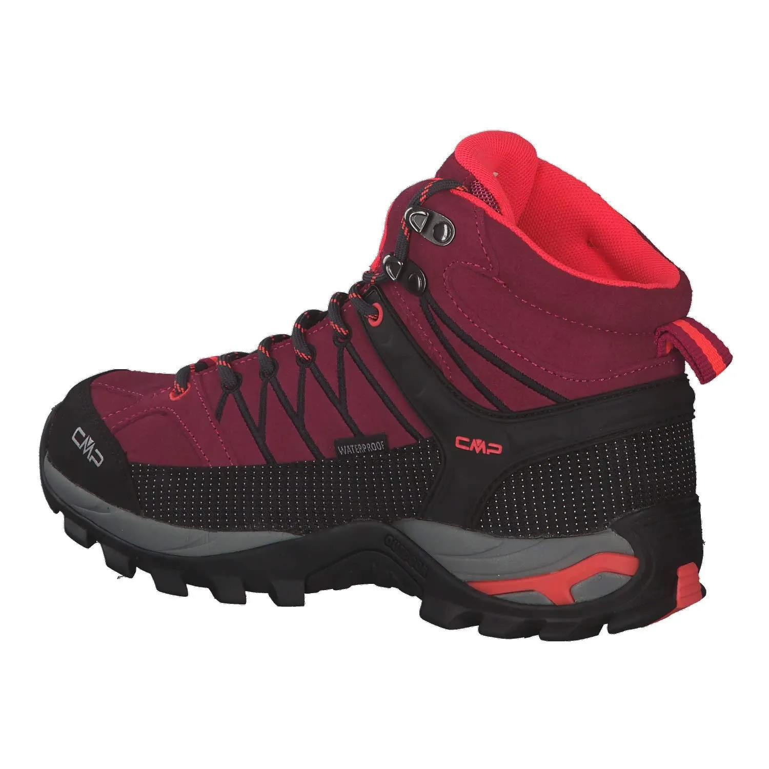 CMP Rigel Mid Women's Trekking Shoes WP, Magenta Antracite, 36 EU - immagine 3