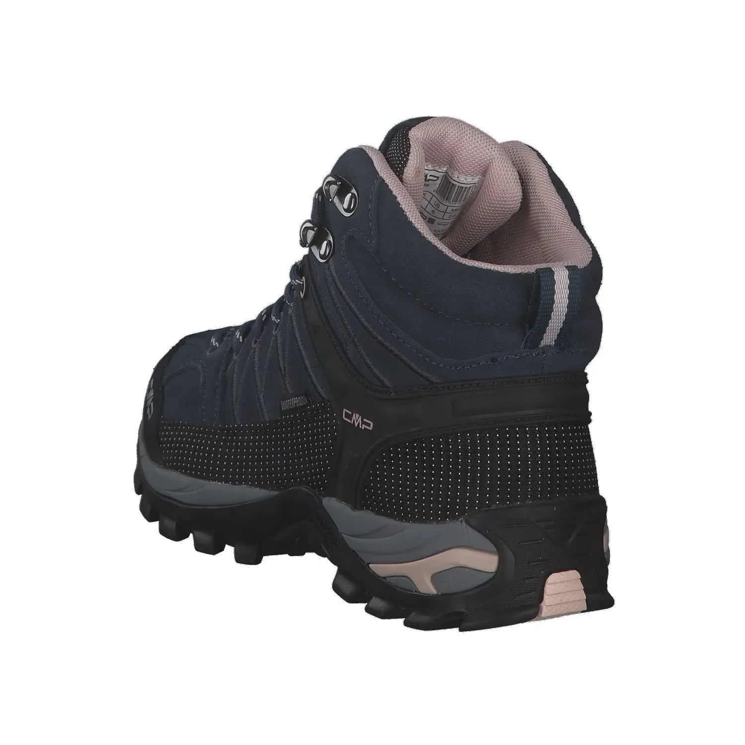 CMP Rigel Mid Women's Trekking Shoes WP, Asphalt Antracite Rose, 37 EU - immagine 4