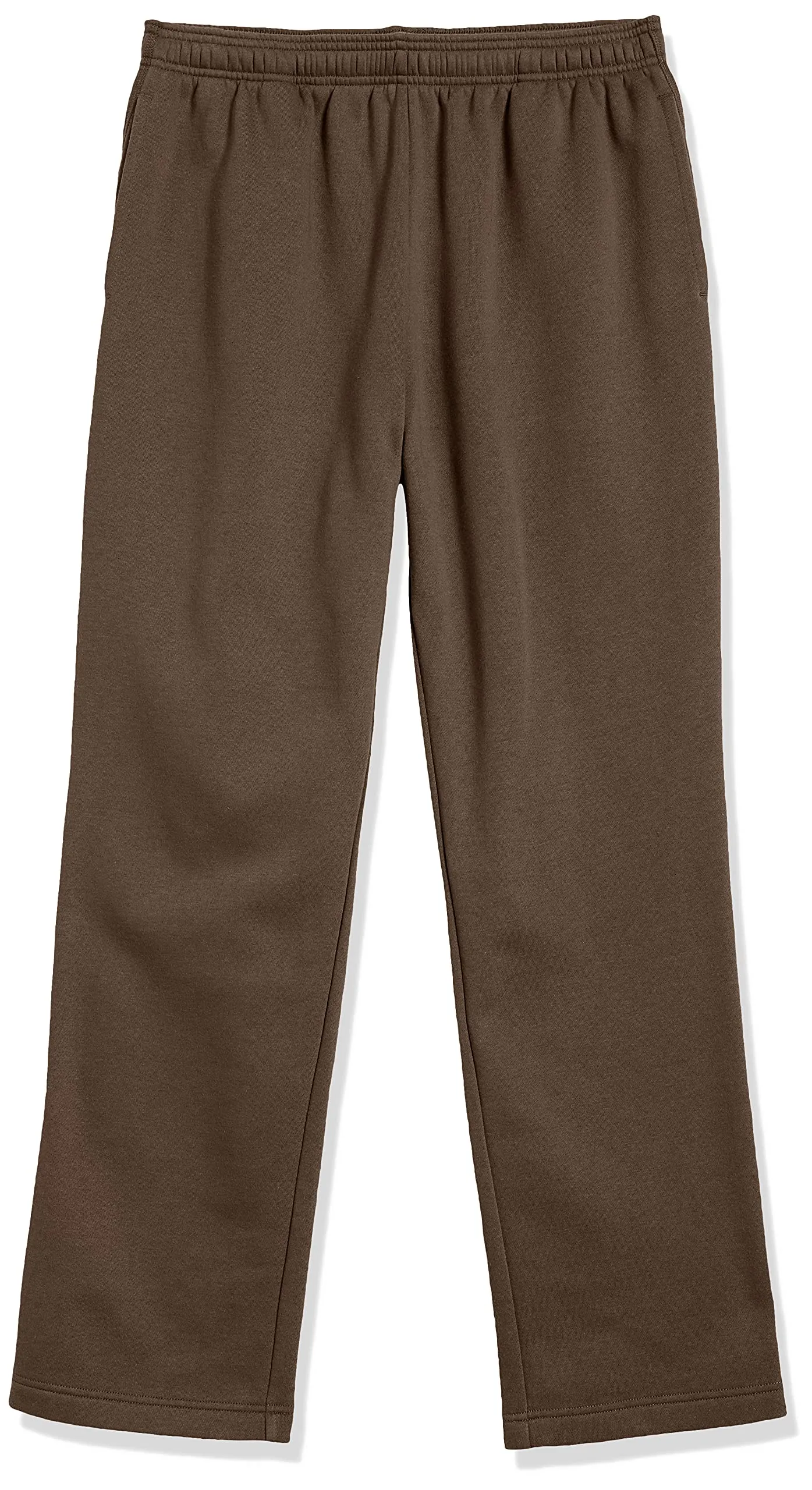 Amazon Essentials Pantaloni Sportivi in Pile con Fondo Aperto Uomo, Marrone Medio, S - immagine 9