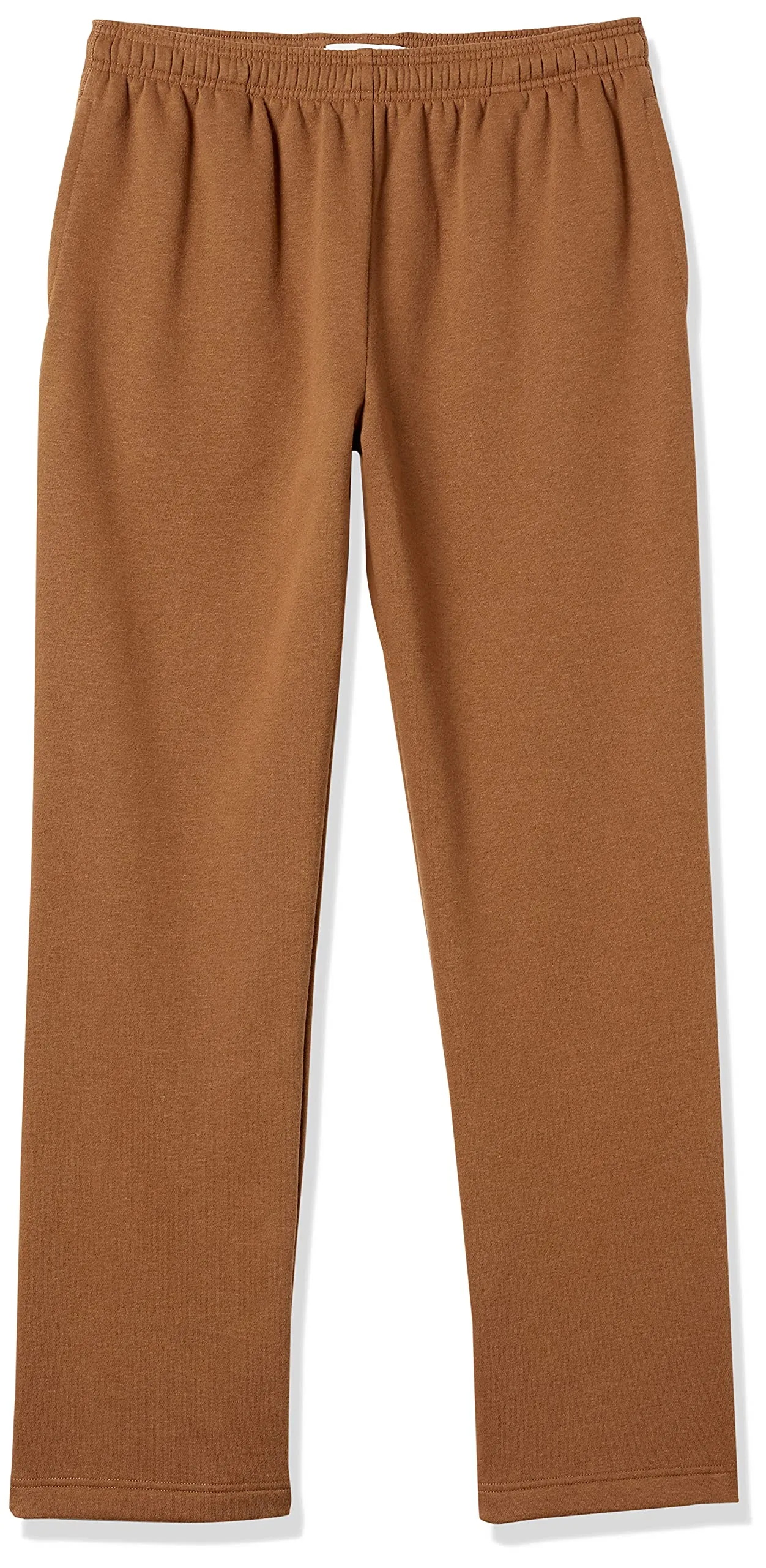 Amazon Essentials Pantaloni Sportivi in Pile Fondo Aperto Uomo, Tan Scuro, XXL - immagine 9