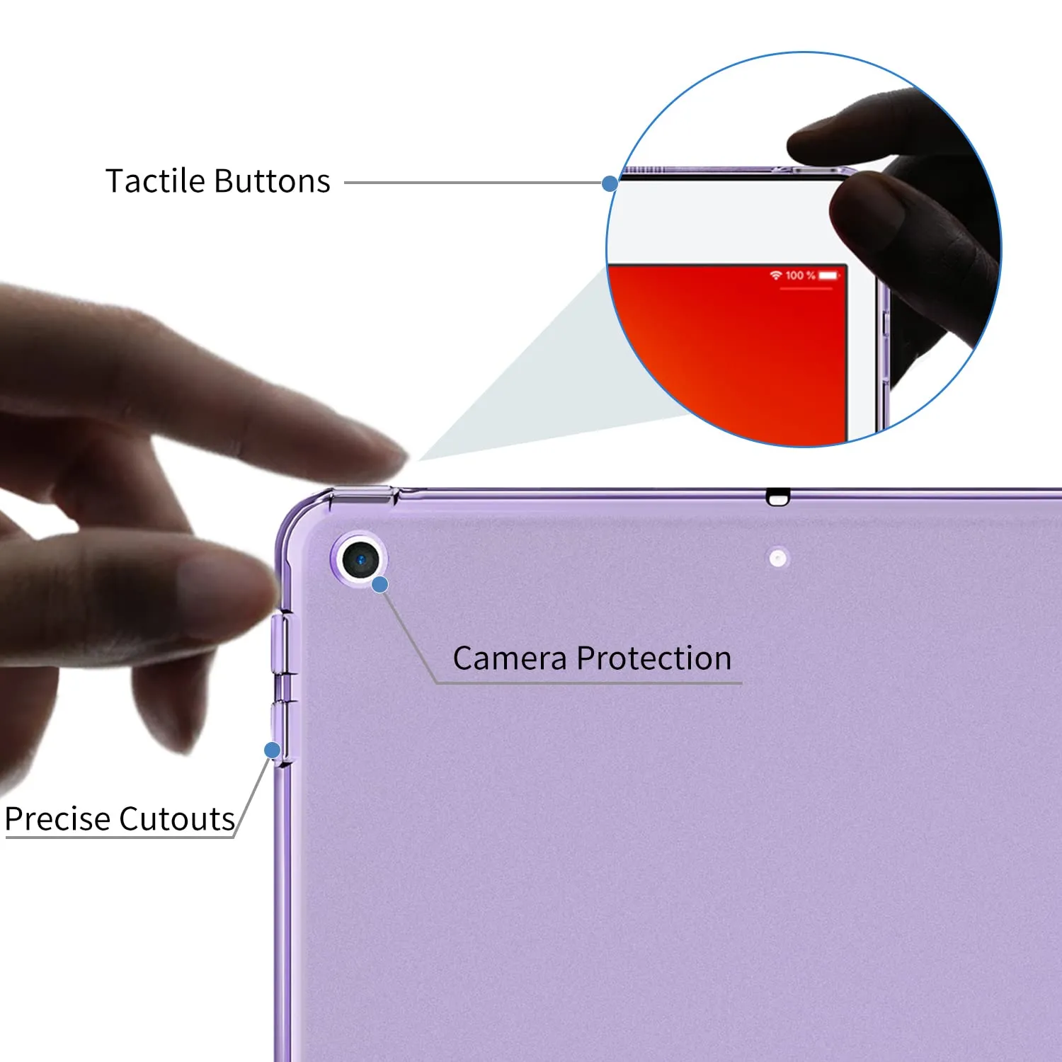 EasyAcc Custodia Cover per iPad 9/8/7 Generazione 10.2 pollici - immagine 4