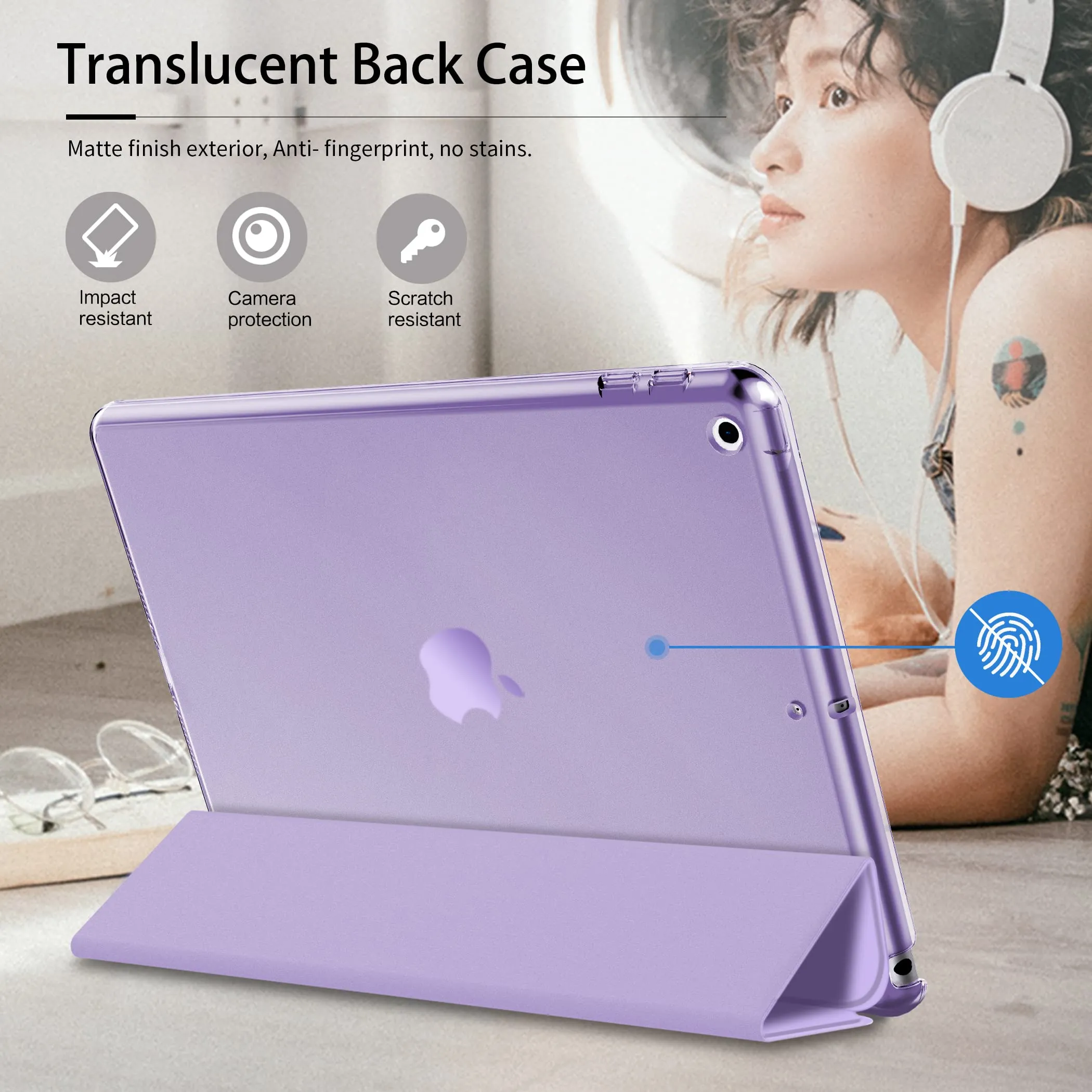 EasyAcc Custodia Cover per iPad 9/8/7 Generazione 10.2 pollici - immagine 5