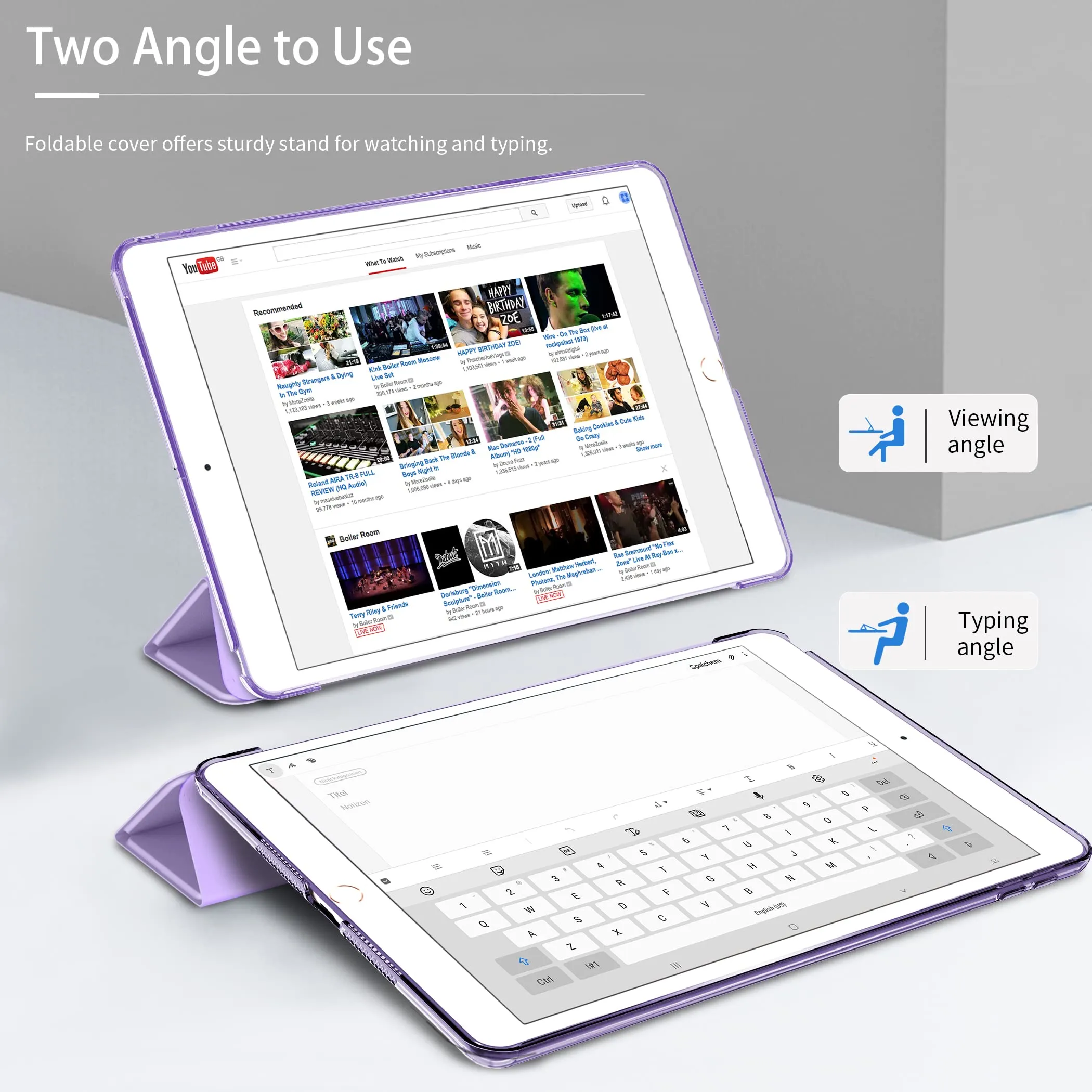 EasyAcc Custodia Cover per iPad 9/8/7 Generazione 10.2 pollici - immagine 6