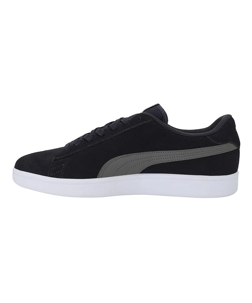 Puma Smash V2 Unisex Adulto - Blu Puma New Navy Castlerock Puma Team Gold, 37.5 EU - immagine 2