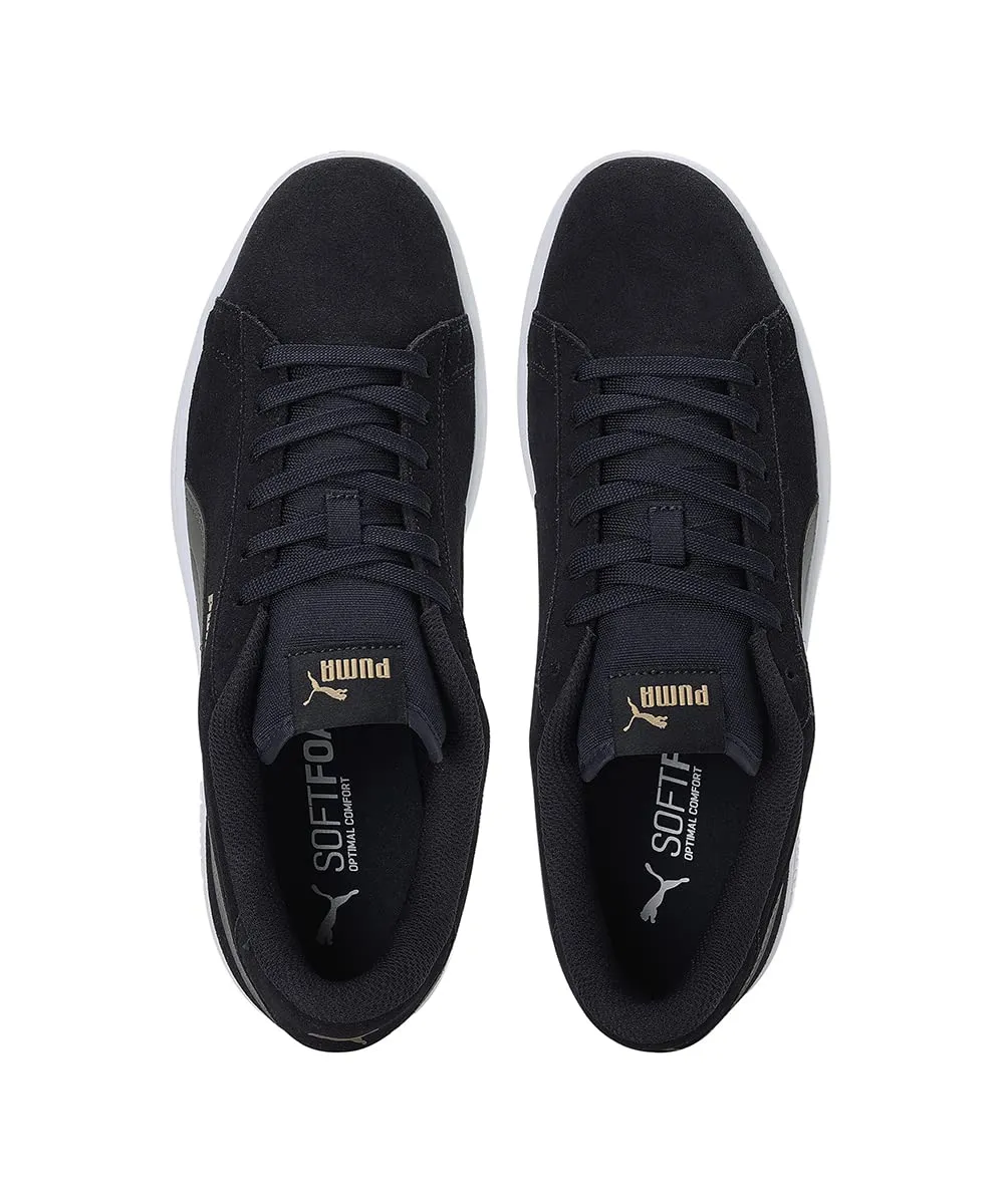 Puma Smash V2 Unisex Adulto - Blu Puma New Navy Castlerock Puma Team Gold, 37.5 EU - immagine 7