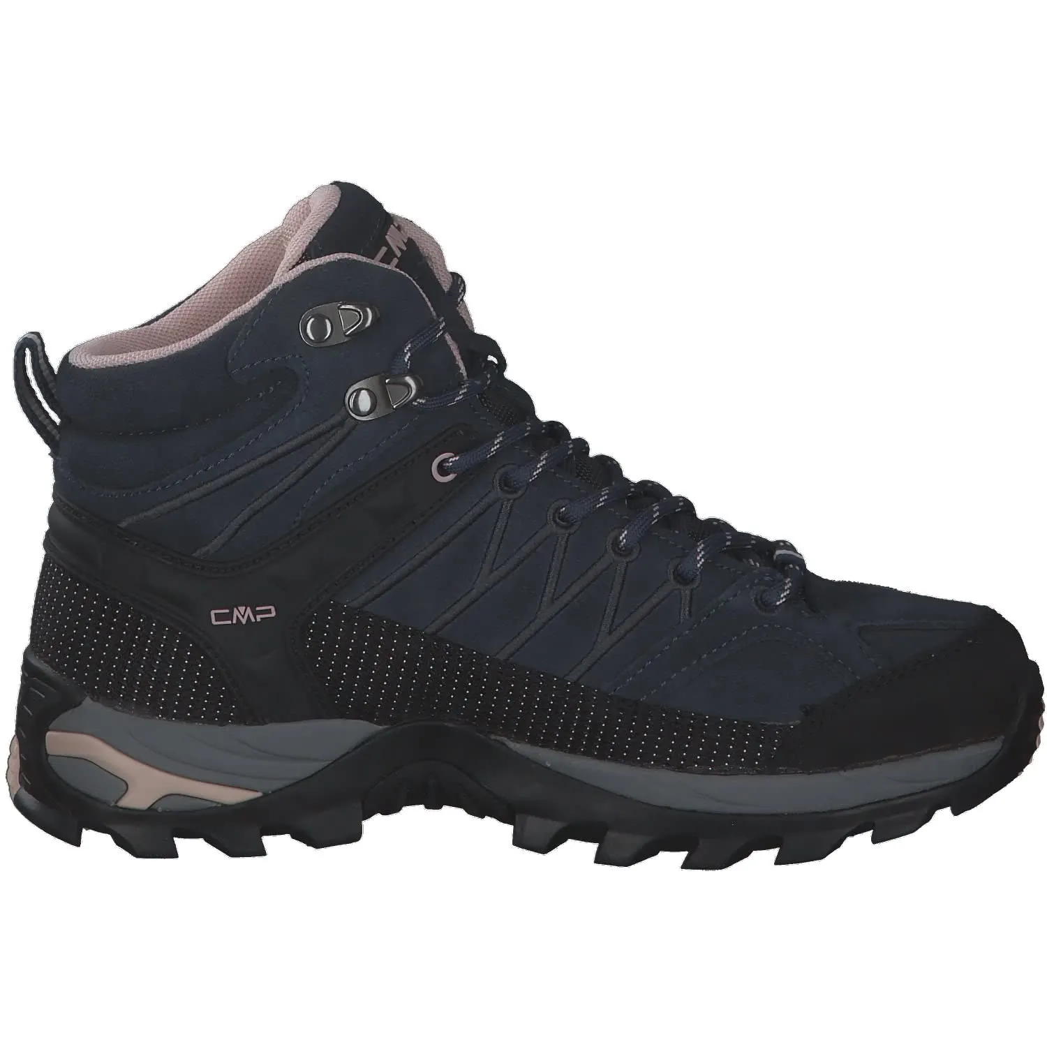 CMP Rigel Mid Women's Trekking Shoes WP, Asphalt Antracite Rose, 36 EU - immagine 8