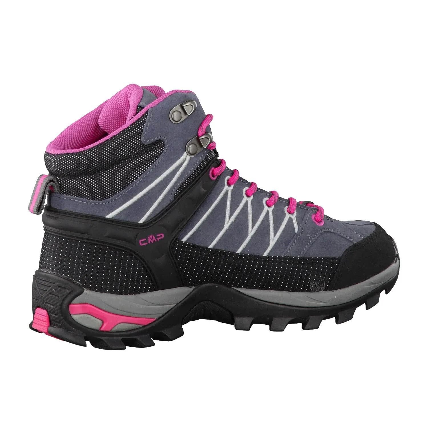 CMP Rigel Mid Women's Trekking Shoe WP, Grey Fuxia Ice, 43 EU - immagine 7