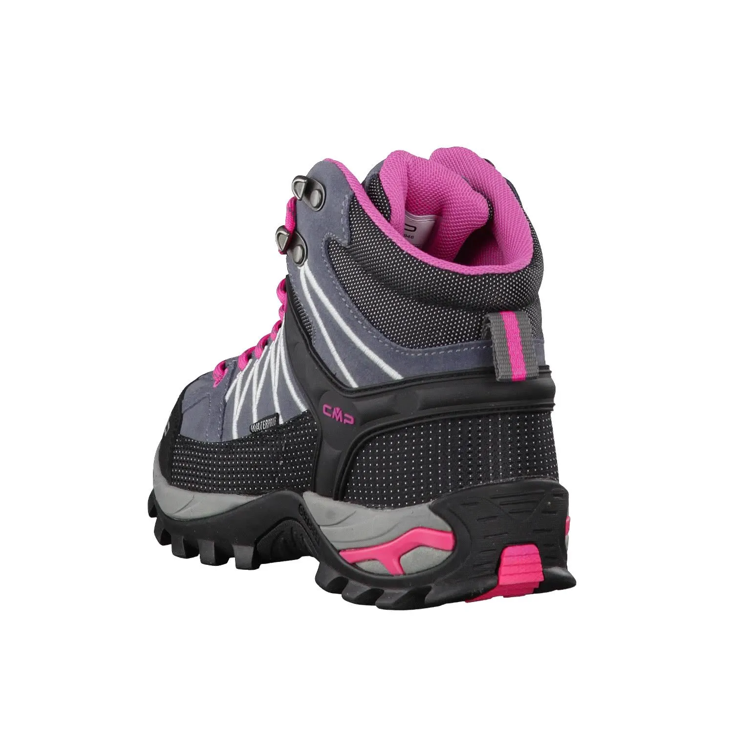 CMP Rigel Mid Women's Trekking Shoe WP, Grey Fuxia Ice, 44 EU - immagine 4