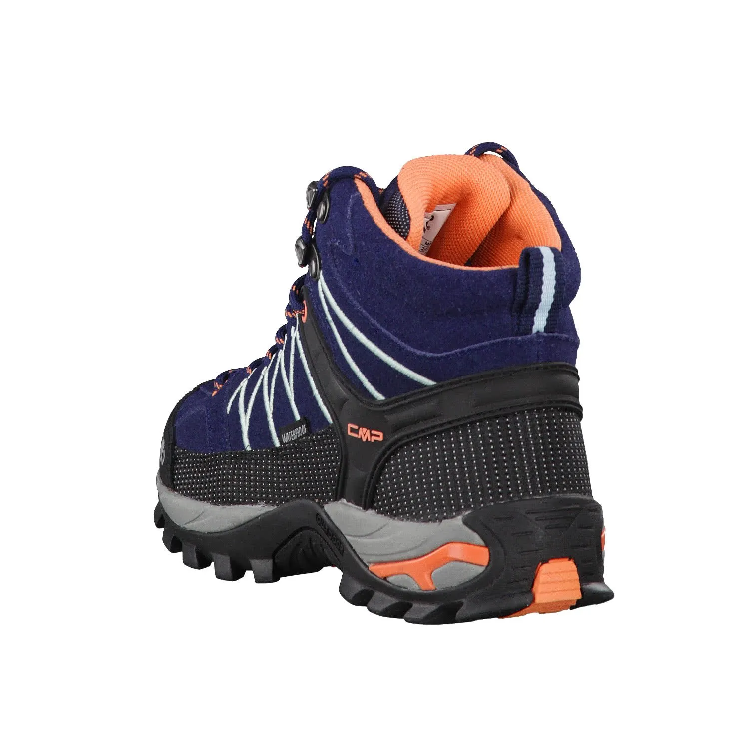 CMP Rigel Mid Women's Trekking Shoe WP - B Blue Giada Peach, 43 EU - immagine 5
