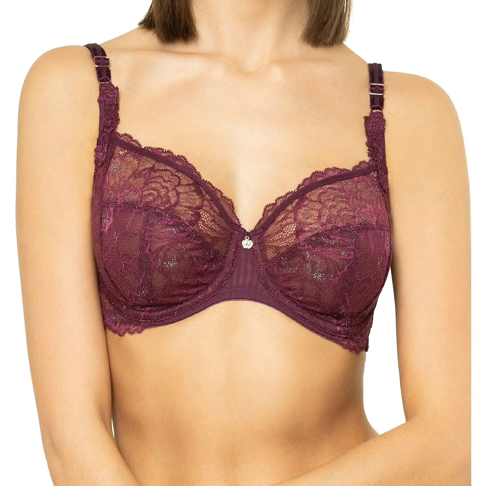 Triumph Peony Florale W Bordeaux 3B - immagine 1