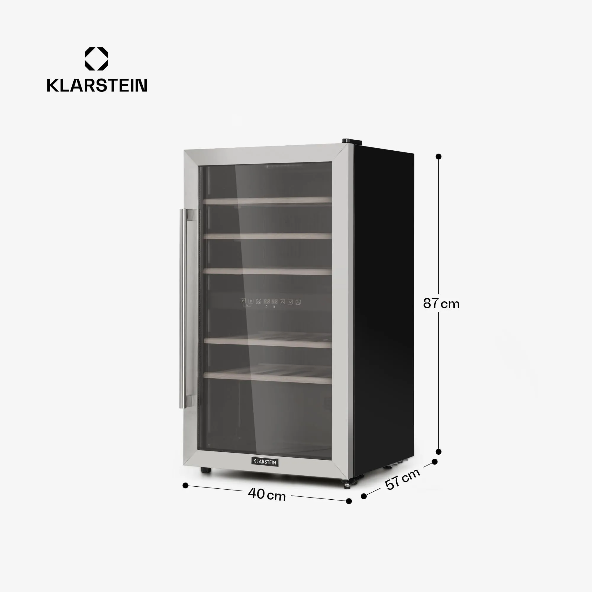 Klarstein Cantinetta Vino a Zona Doppia, 29 Bottiglie, 5-22°C - immagine 7