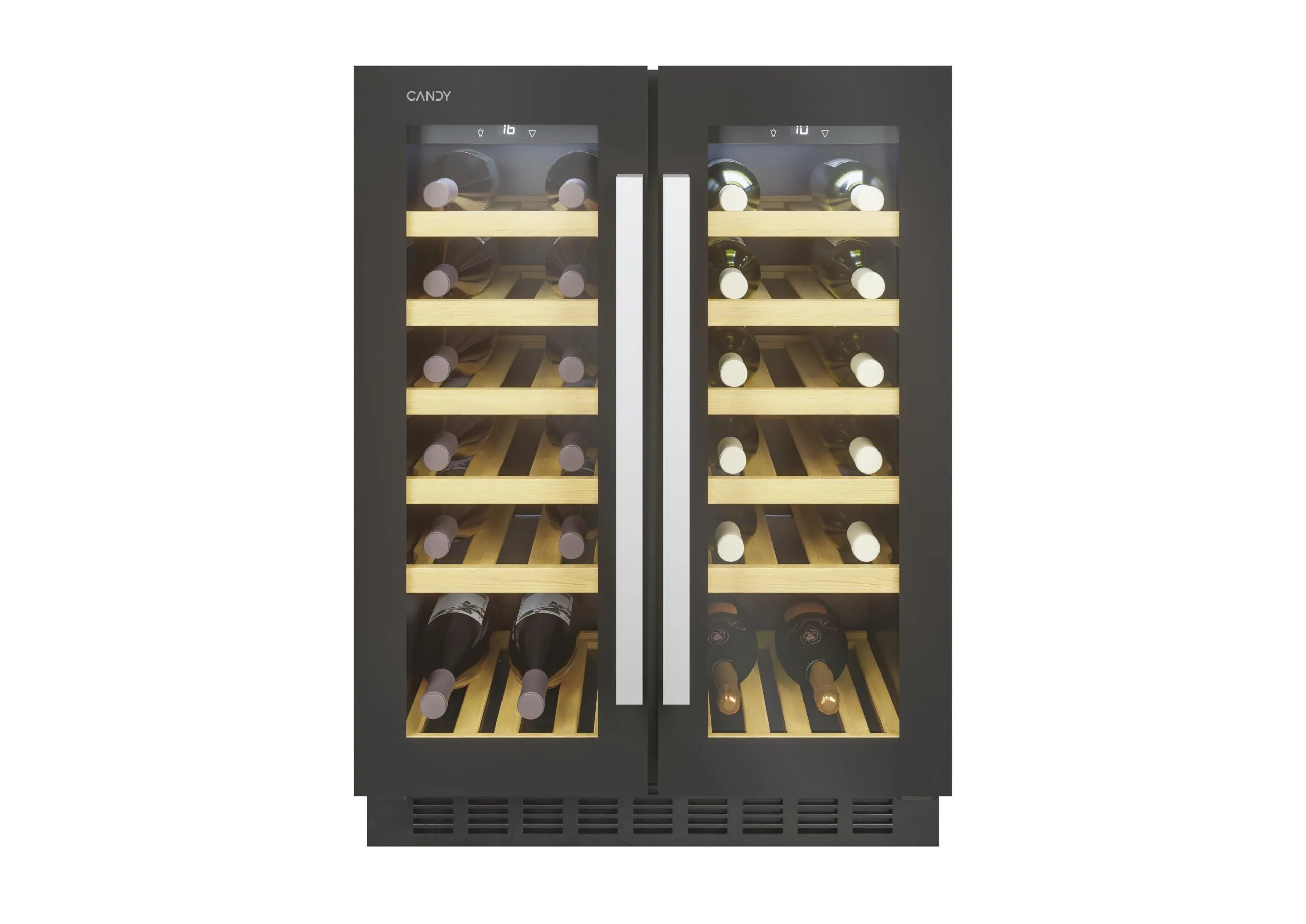 Candy Cantinetta Vino 38 Bottiglie, Doppia Zona, Classe G - immagine 1