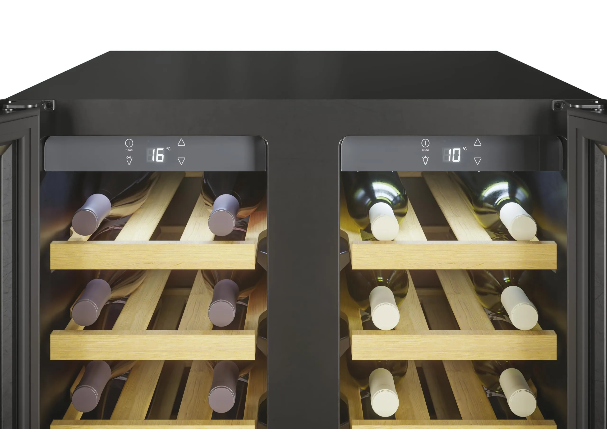 Candy Cantinetta Vino 38 Bottiglie, Doppia Zona, Classe G - immagine 3