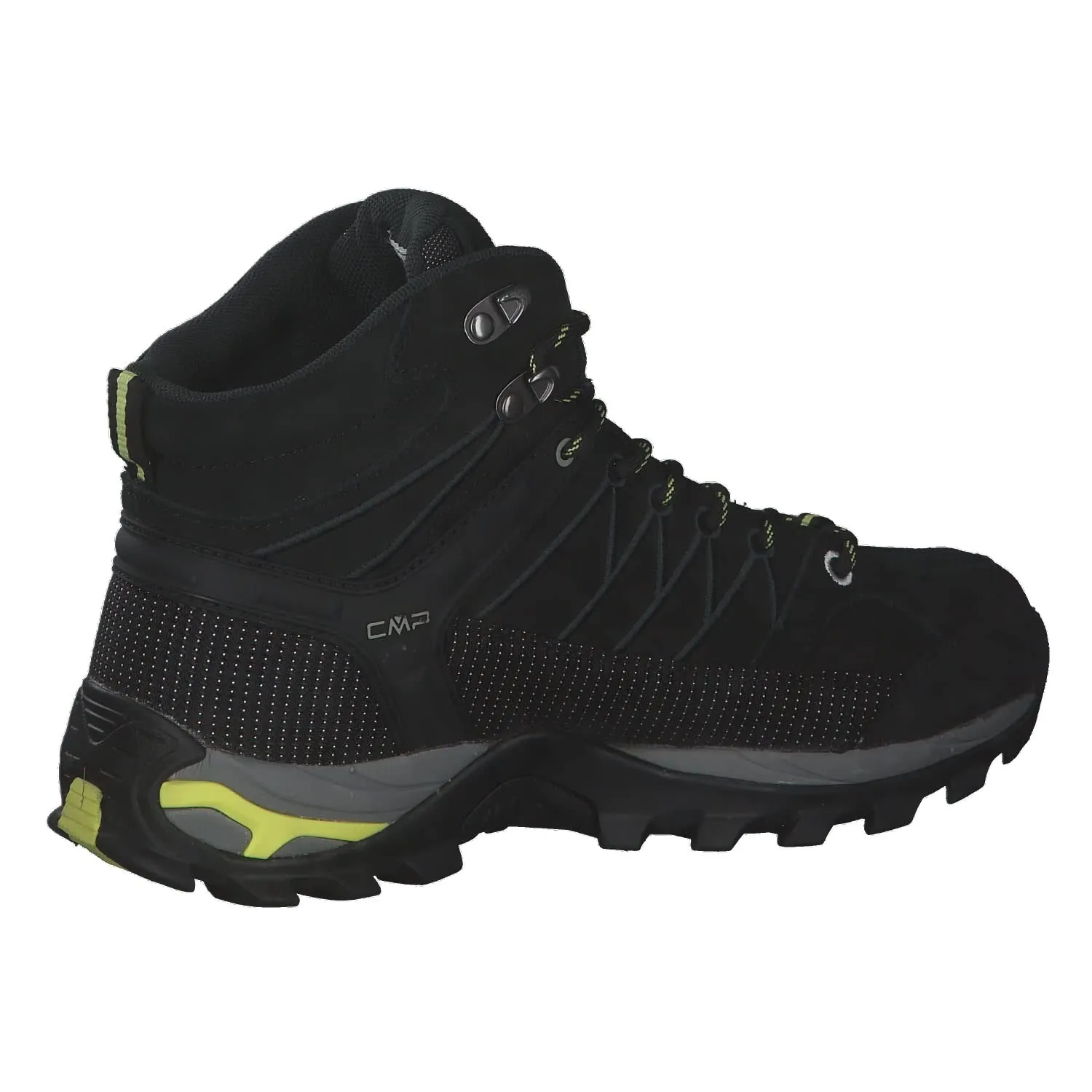 CMP Rigel Mid Wmn Trekking Shoes WP, Nero Lime, 36 EU - immagine 7