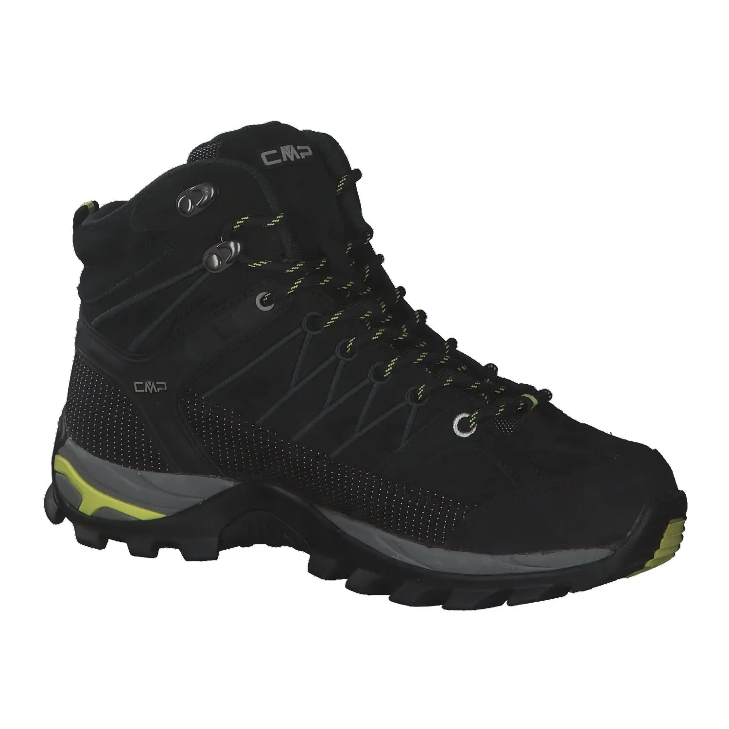 CMP Rigel Mid Wmn Trekking Shoes WP, Nero Lime, 36 EU - immagine 9