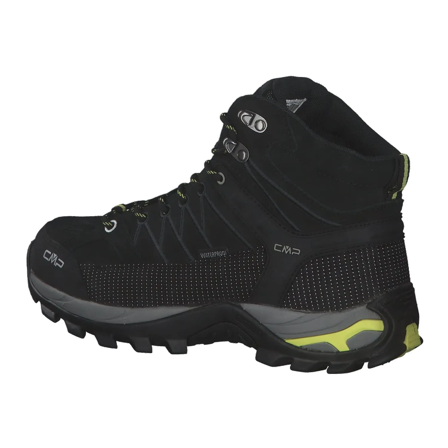 CMP Rigel Mid Wmn Trekking Shoes WP, Nero Lime, 39 EU - immagine 3