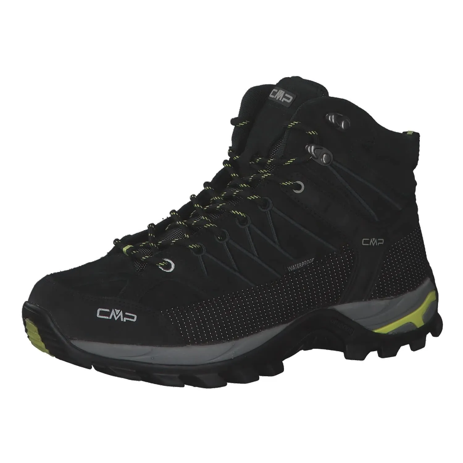 CMP Rigel Mid Wmn Trekking Shoes WP - Nero Lime, 42 EU - immagine 1