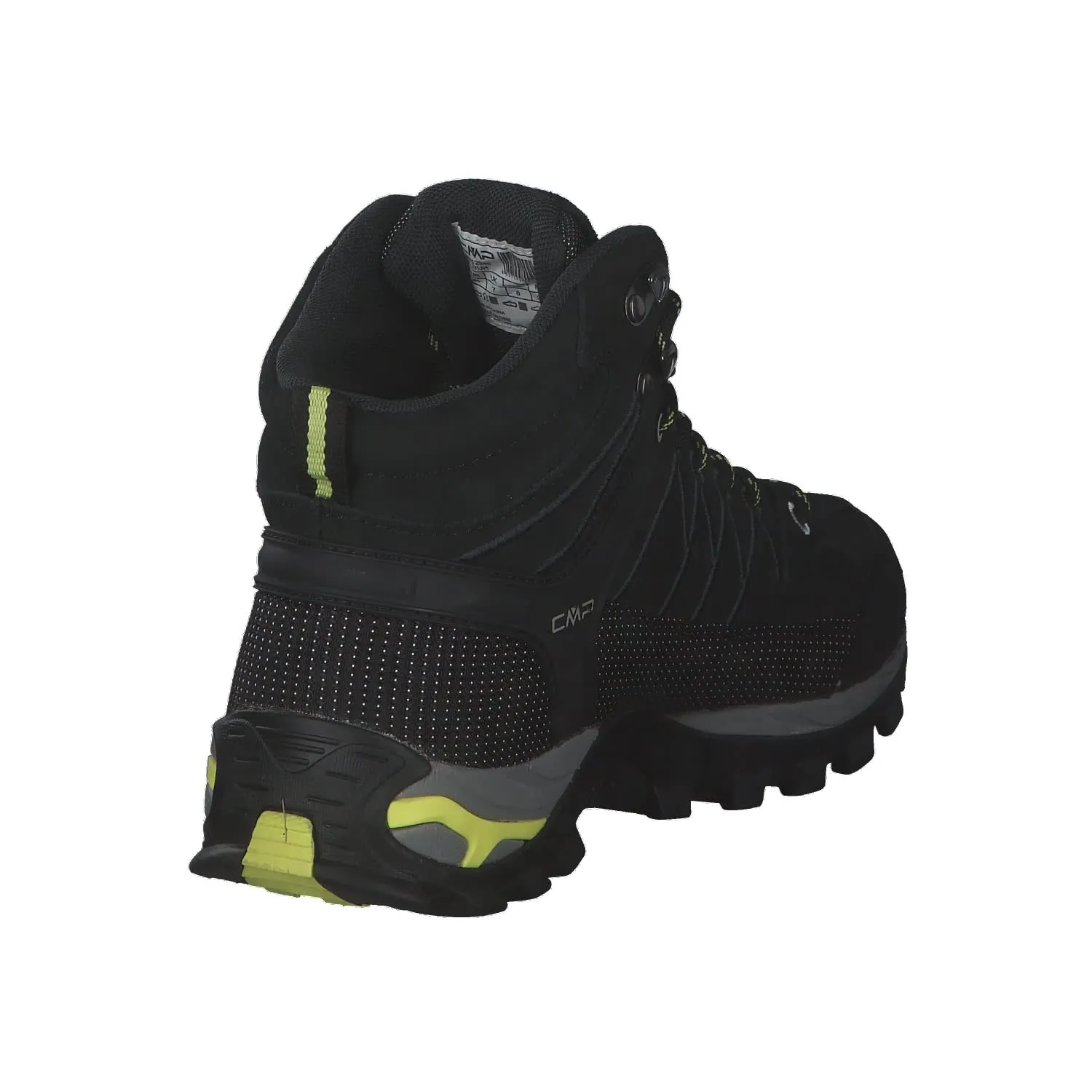CMP Rigel Mid Wmn Trekking Shoes WP - Nero Lime, 42 EU - immagine 6