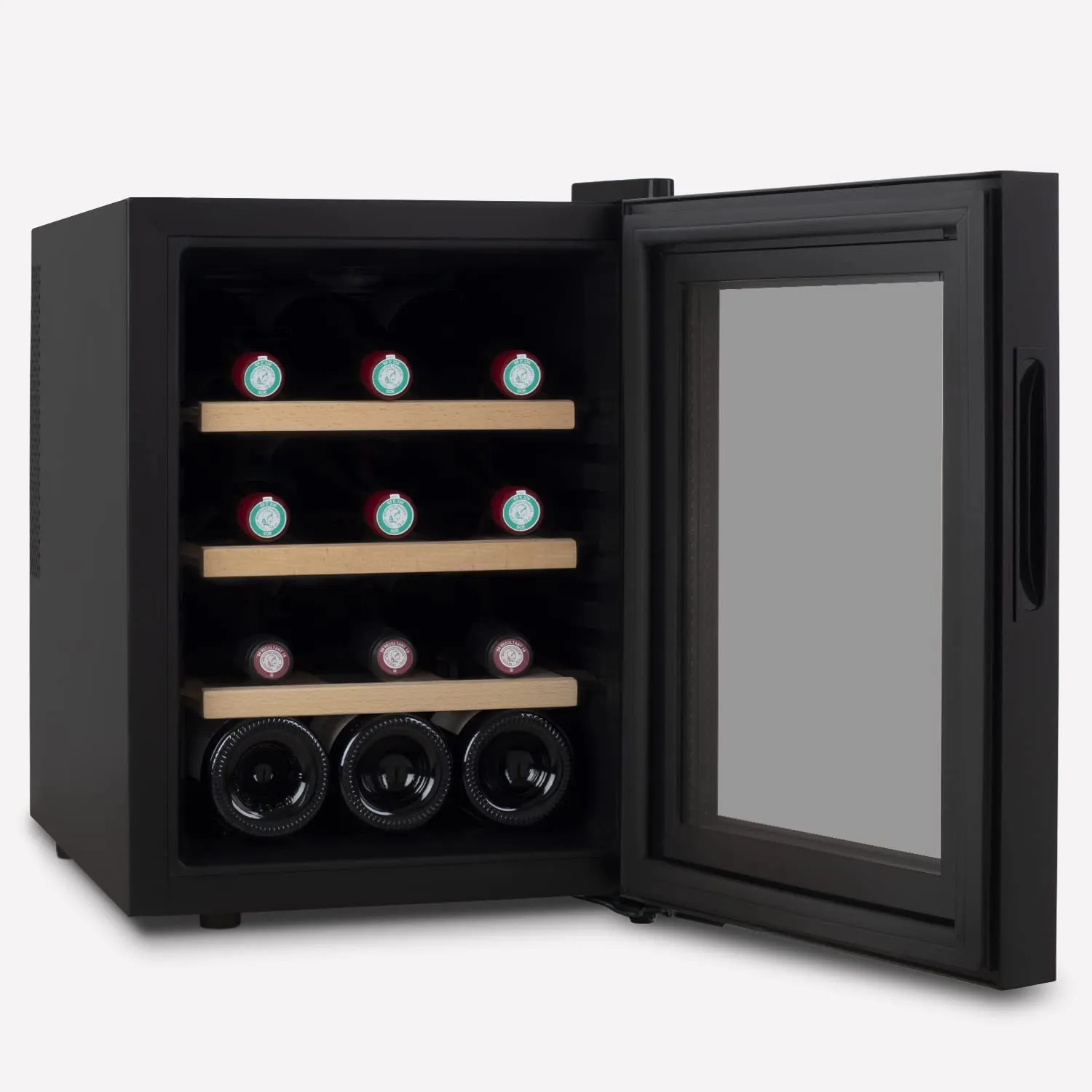 H.Koenig Cantinetta da vino AGE12, 12 Bottiglie, 31L, Temperatura Regolabile, Pannello di Controllo Touch - immagine 4