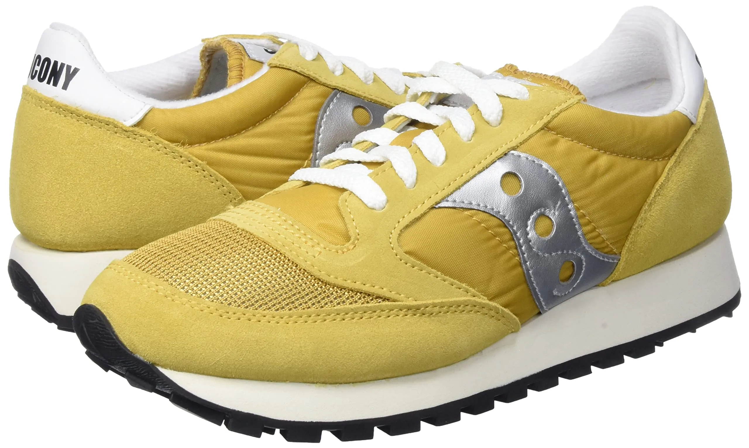 Saucony Jazz Original Vintage Sneaker Uomo - Mustard Silver - 37.5 EU - immagine 7
