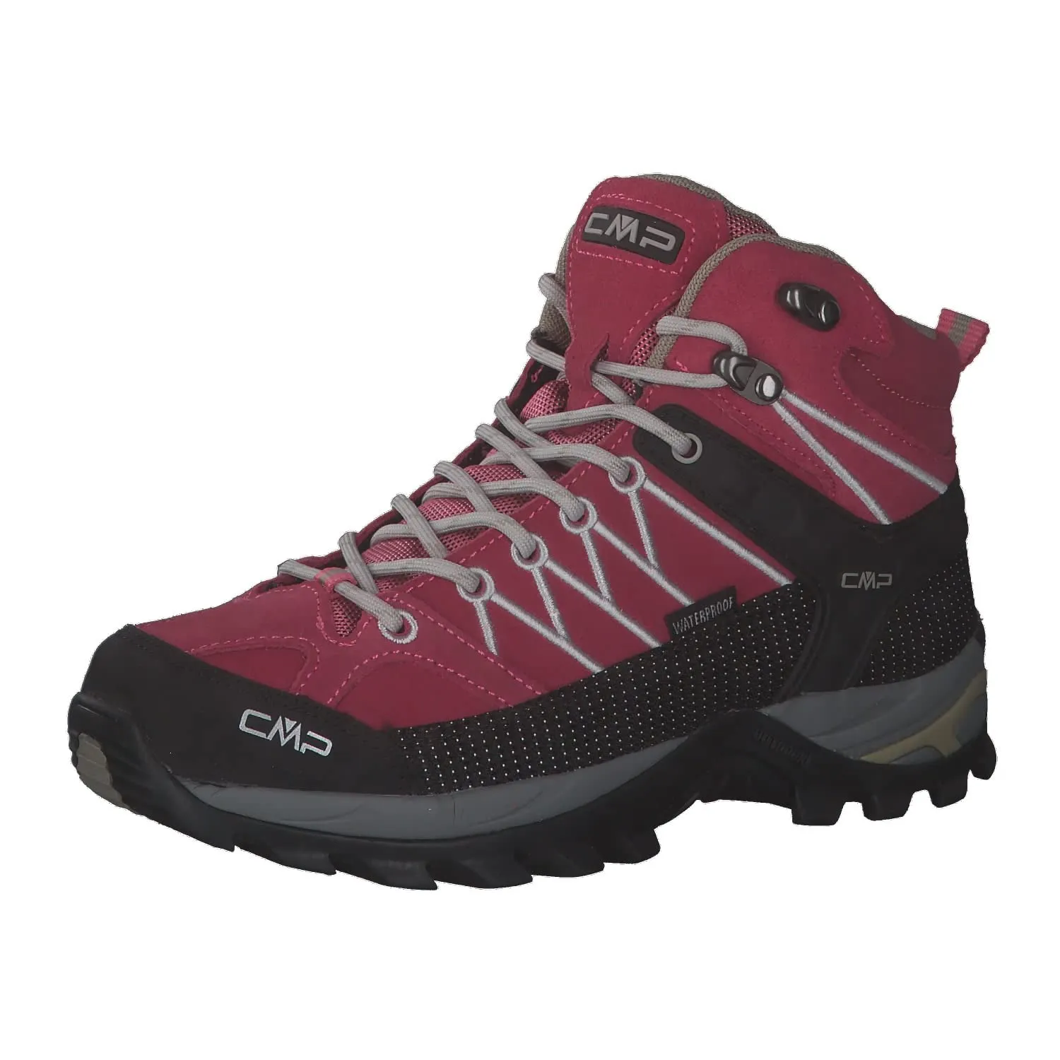 CMP Rigel Mid Women's Trekking Shoes WP, Rose Sand, 41 EU - immagine 1