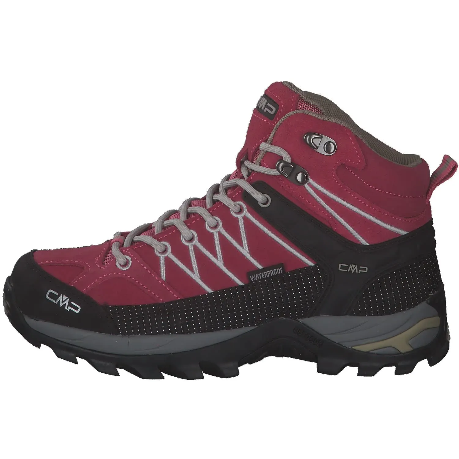 CMP Rigel Mid Women's Trekking Shoes WP, Rose Sand, 40 EU - immagine 2