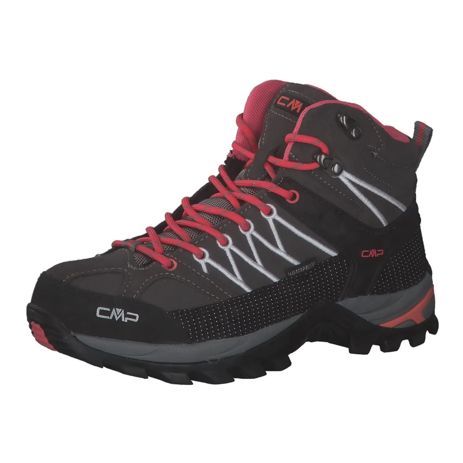 CMP Rigel Mid Wmn Trekking Shoes WP - Grey Corallo, 37 EU - immagine 1