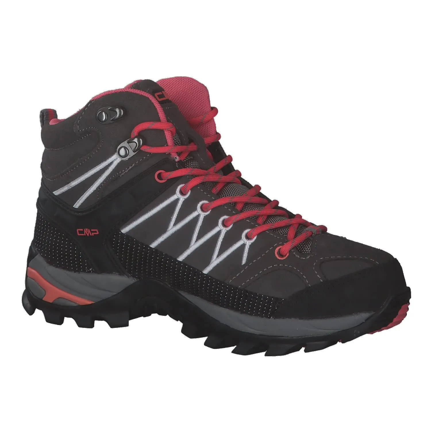 CMP Rigel Mid Wmn Trekking Shoes WP - Grey Corallo, 37 EU - immagine 9