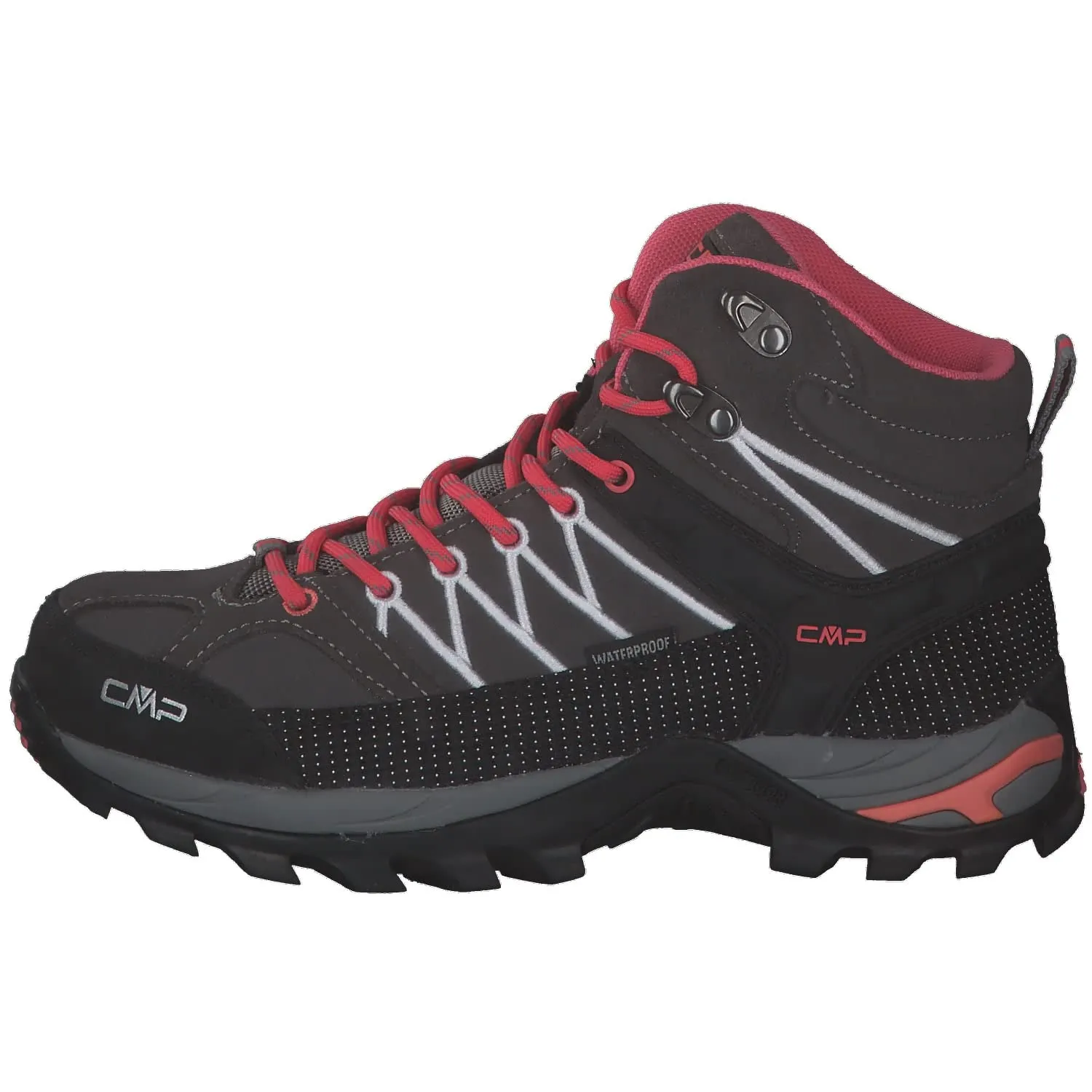 CMP Rigel Mid Women's Trekking Shoes WP, Grey Corallo, 38 EU - immagine 2