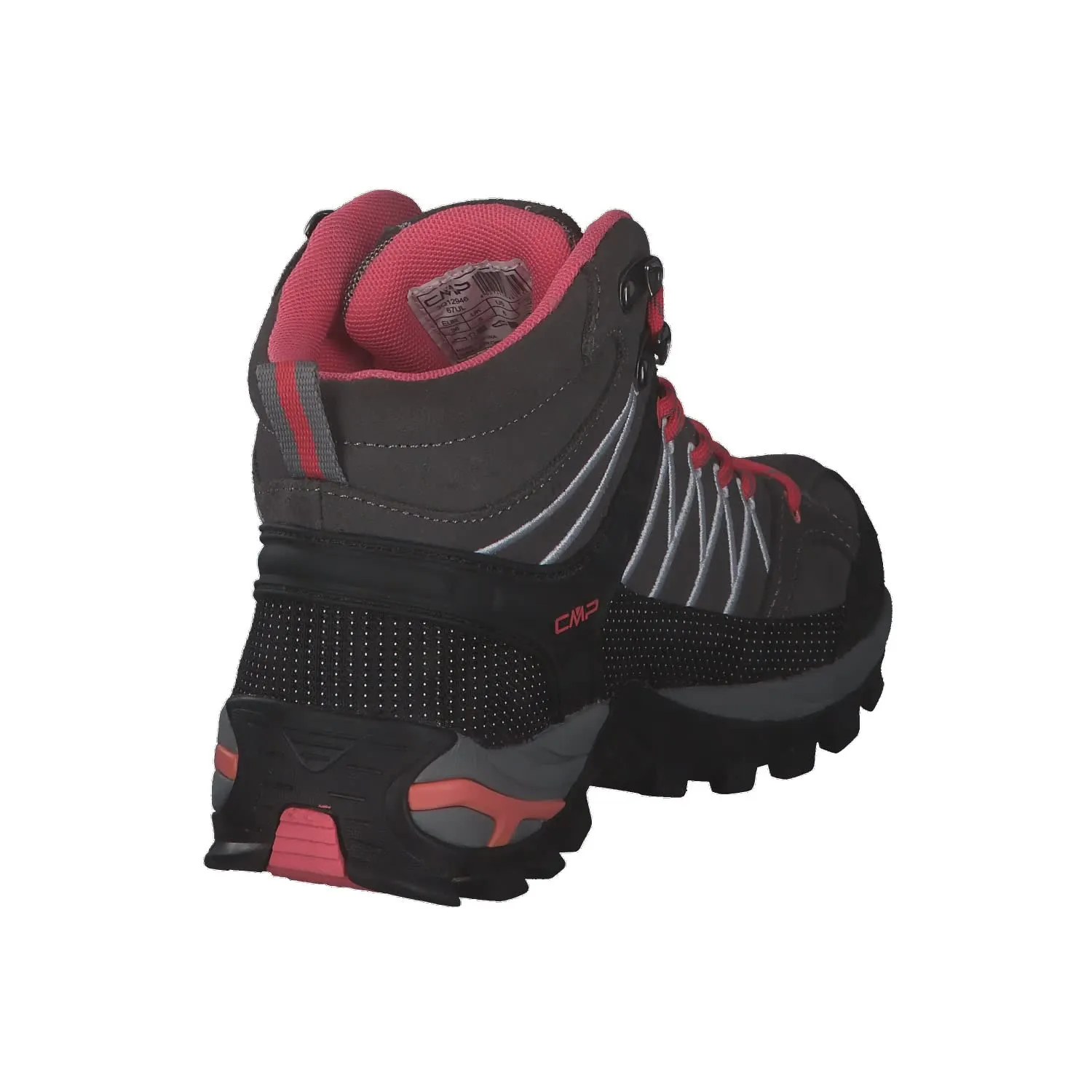 CMP Rigel Mid Women's Trekking Shoes WP, Grey Corallo, 38 EU - immagine 6