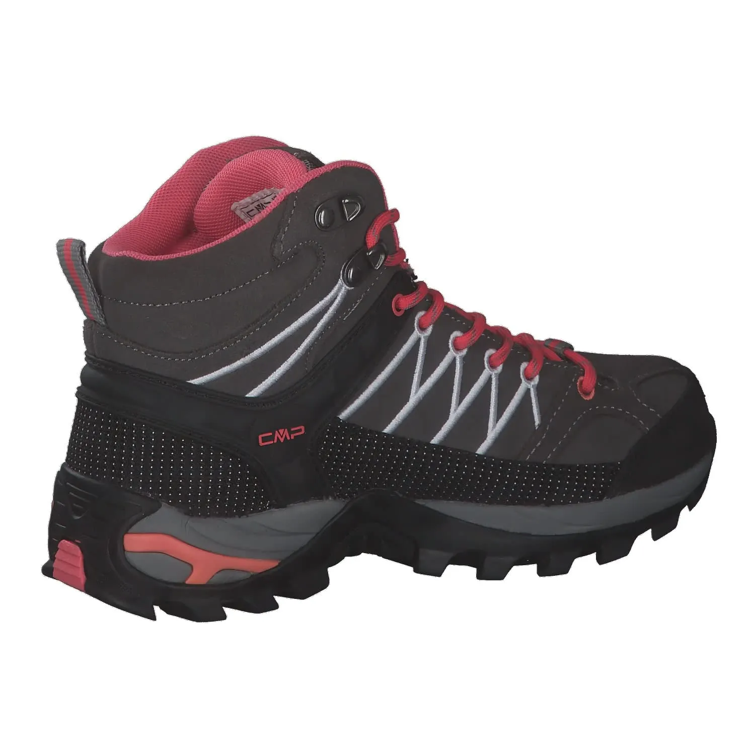 CMP Rigel Mid Women's Trekking Shoes WP, Grey Corallo, 38 EU - immagine 7