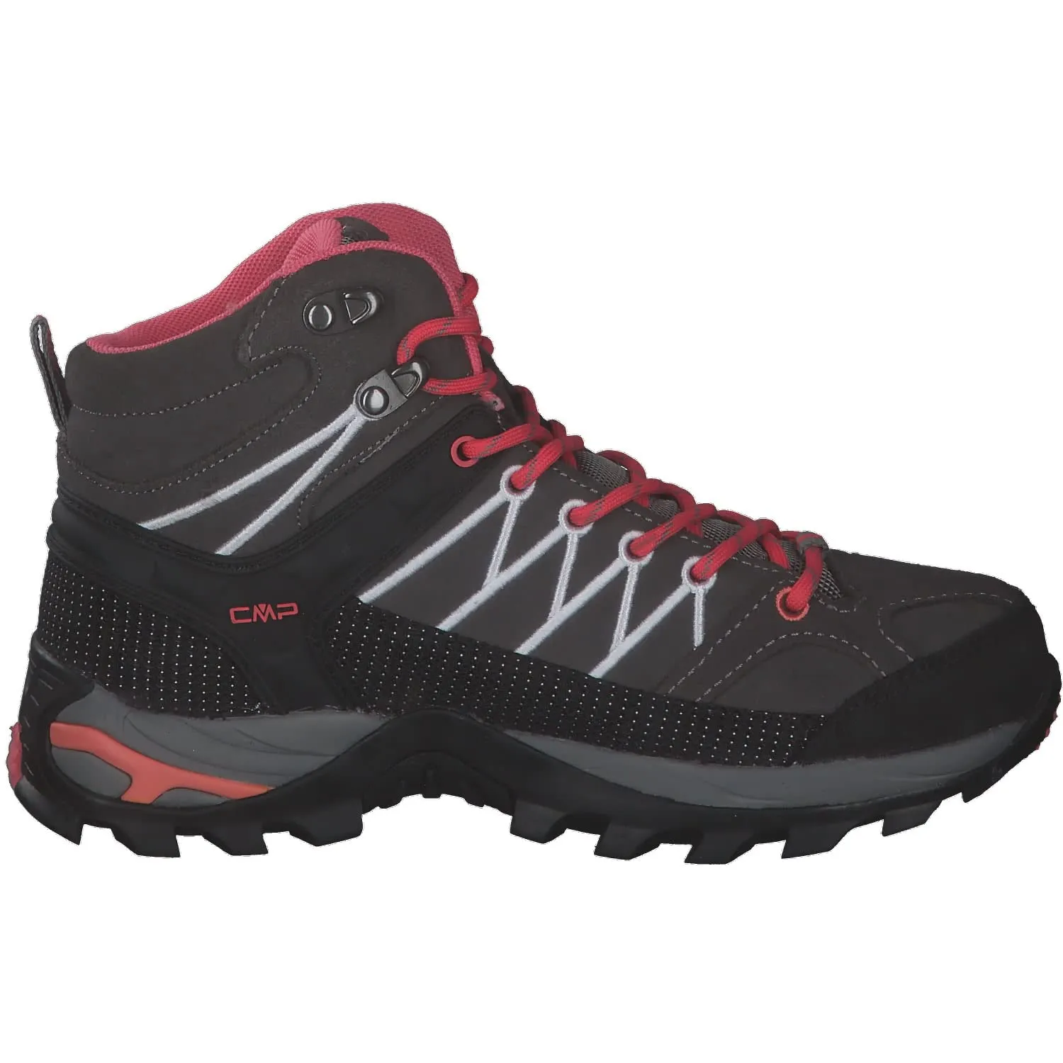 CMP Rigel Mid Women's Trekking Shoes WP, Grey Corallo, 38 EU - immagine 8