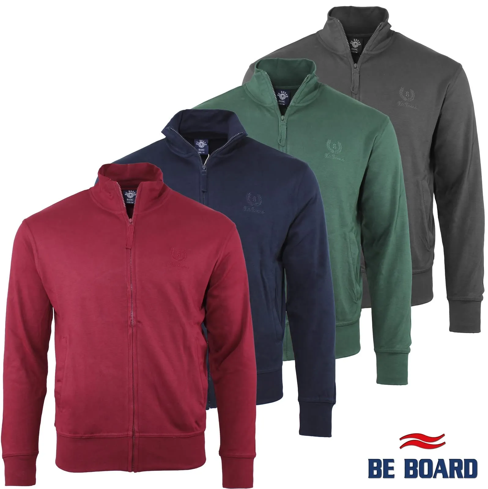 Siry Work Be Board Felpa Leggera Art. 9114 100% Cotone con Tasche e Zip Intera - L - Verdone - immagine 2