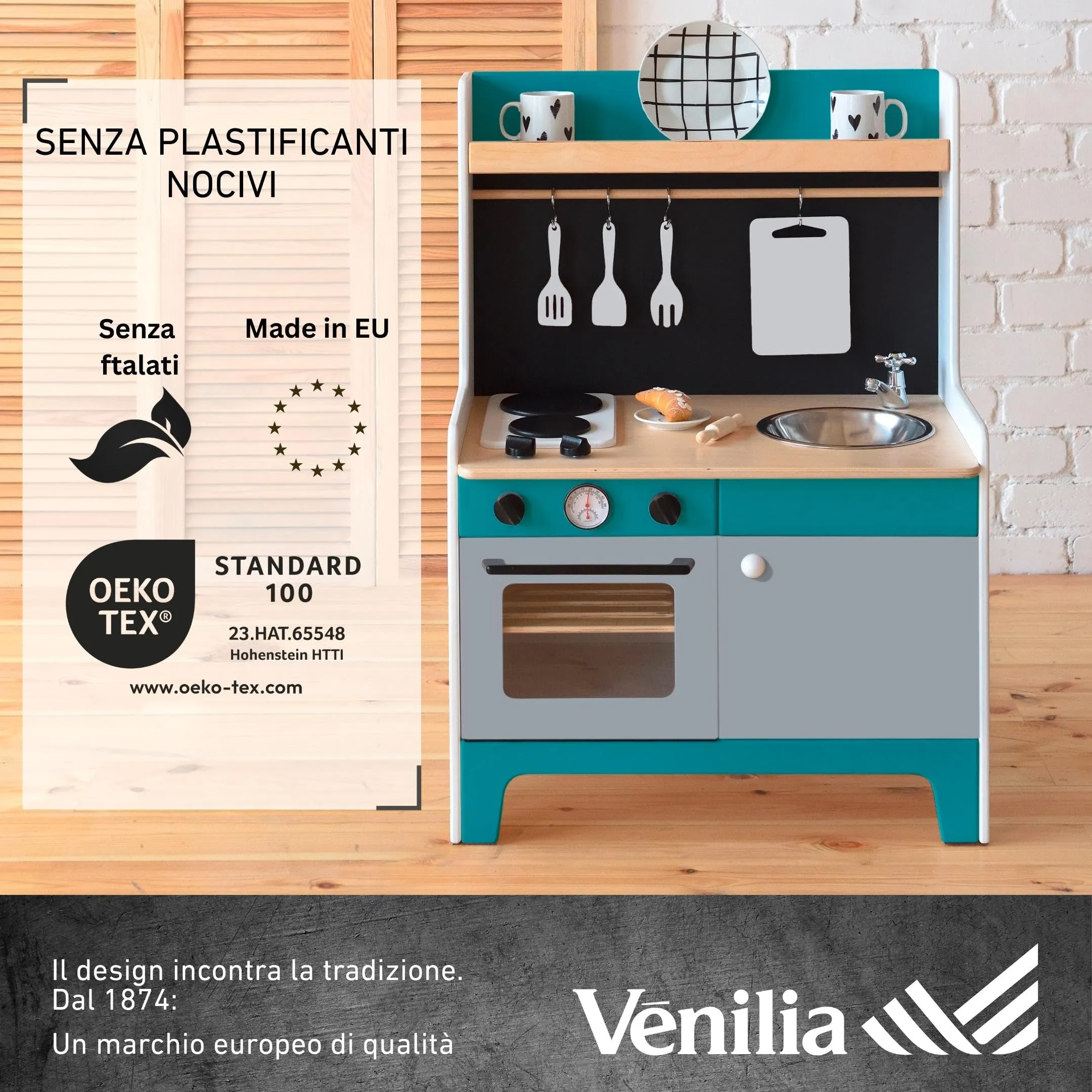 Venilia Foglio Adesivo Decorativo, Grigio, 67.5 cm x 2 m - immagine 5
