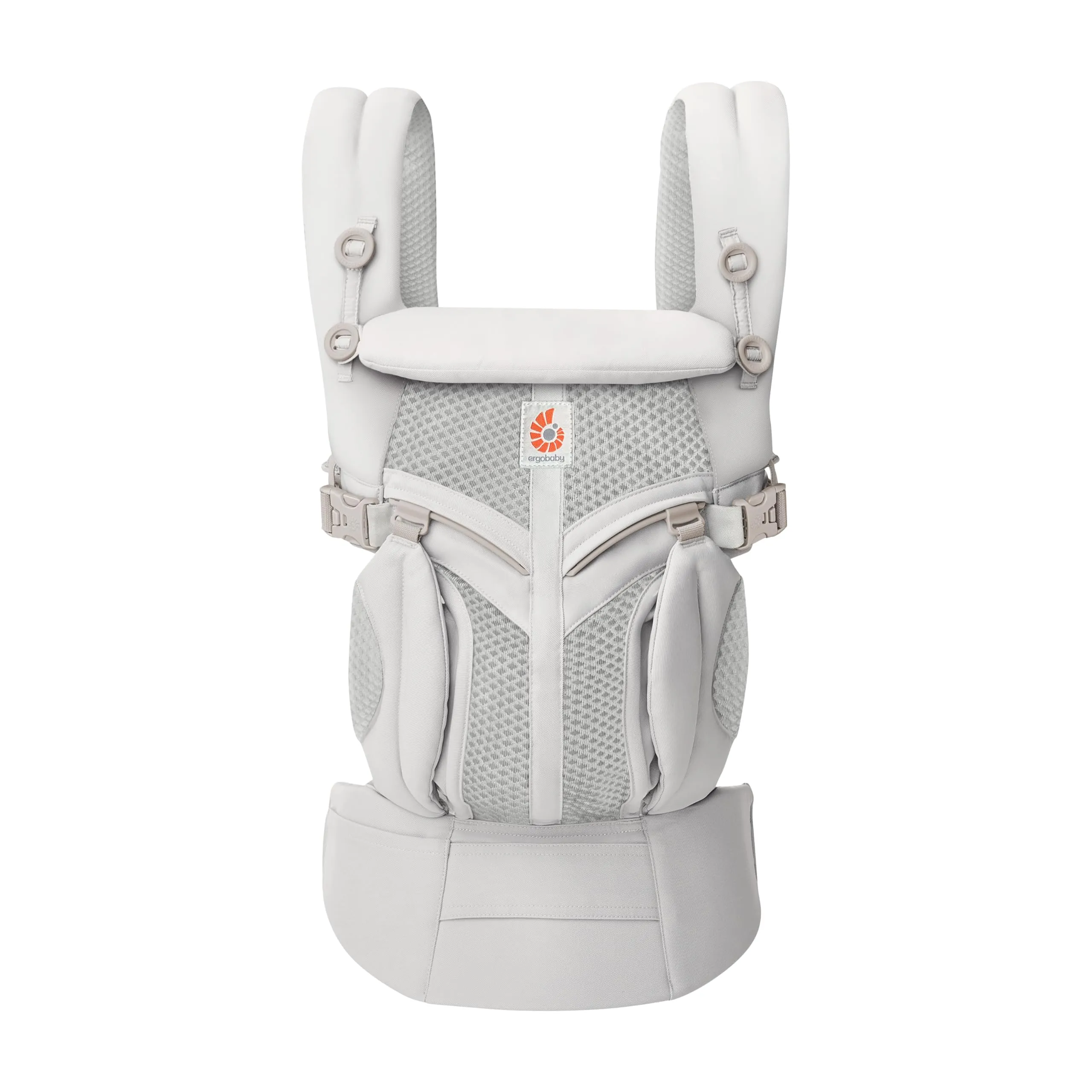 Ergobaby Omni 360 Cool Air Mesh Marsupio Ergonomico 0-36 Mesi, 4-in-1, Pearl Grey - immagine 1
