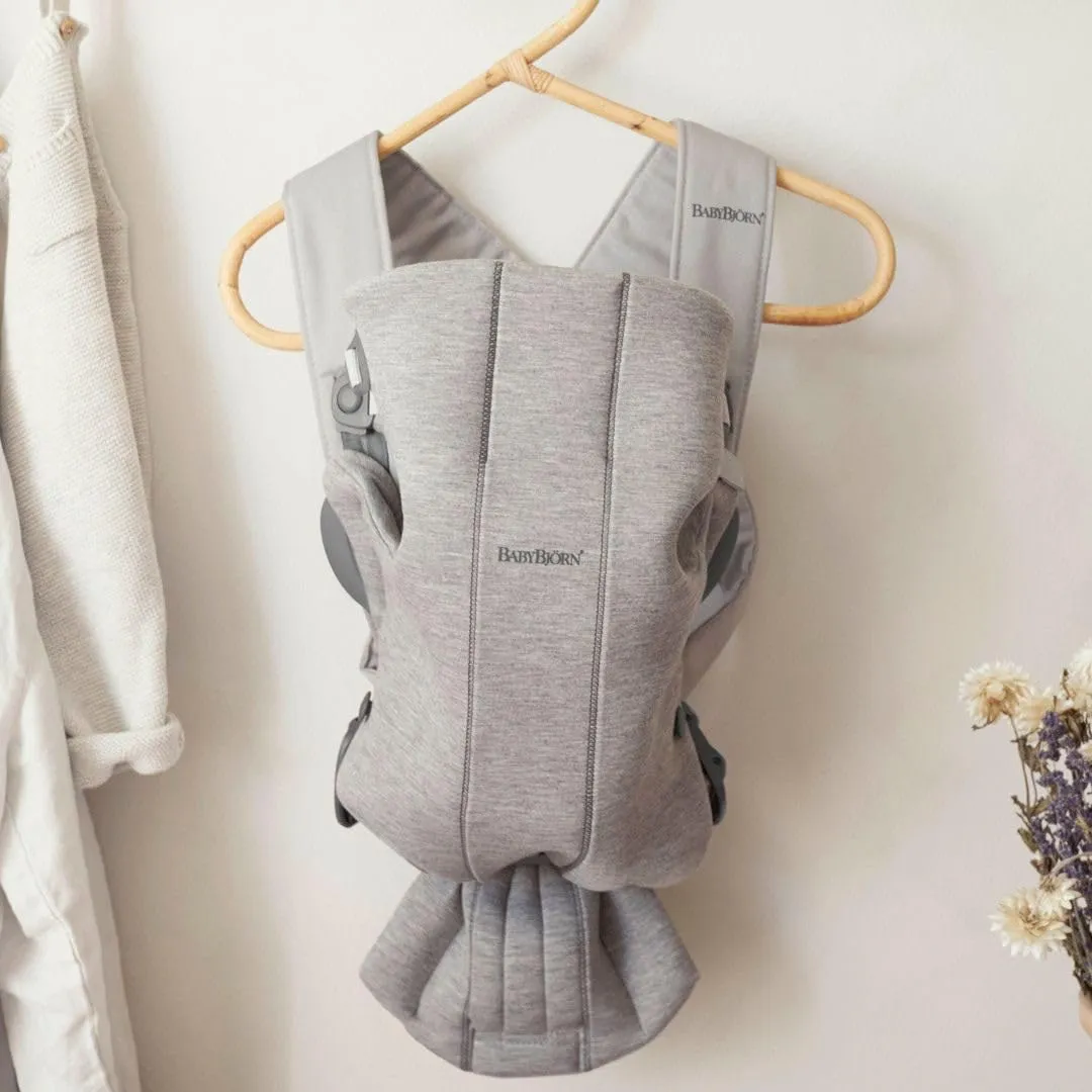 BabyBjörn Marsupio Mini, 3D Jersey, Grigio Chiaro - immagine 10