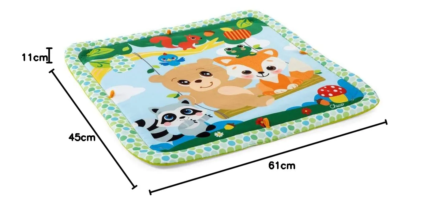 Chicco Tappeto con Archi Foresta Magica, Palestrina Neonato con 5 Pendenti Staccabili, Volpe Peluche, Musica e Luci - immagine 5
