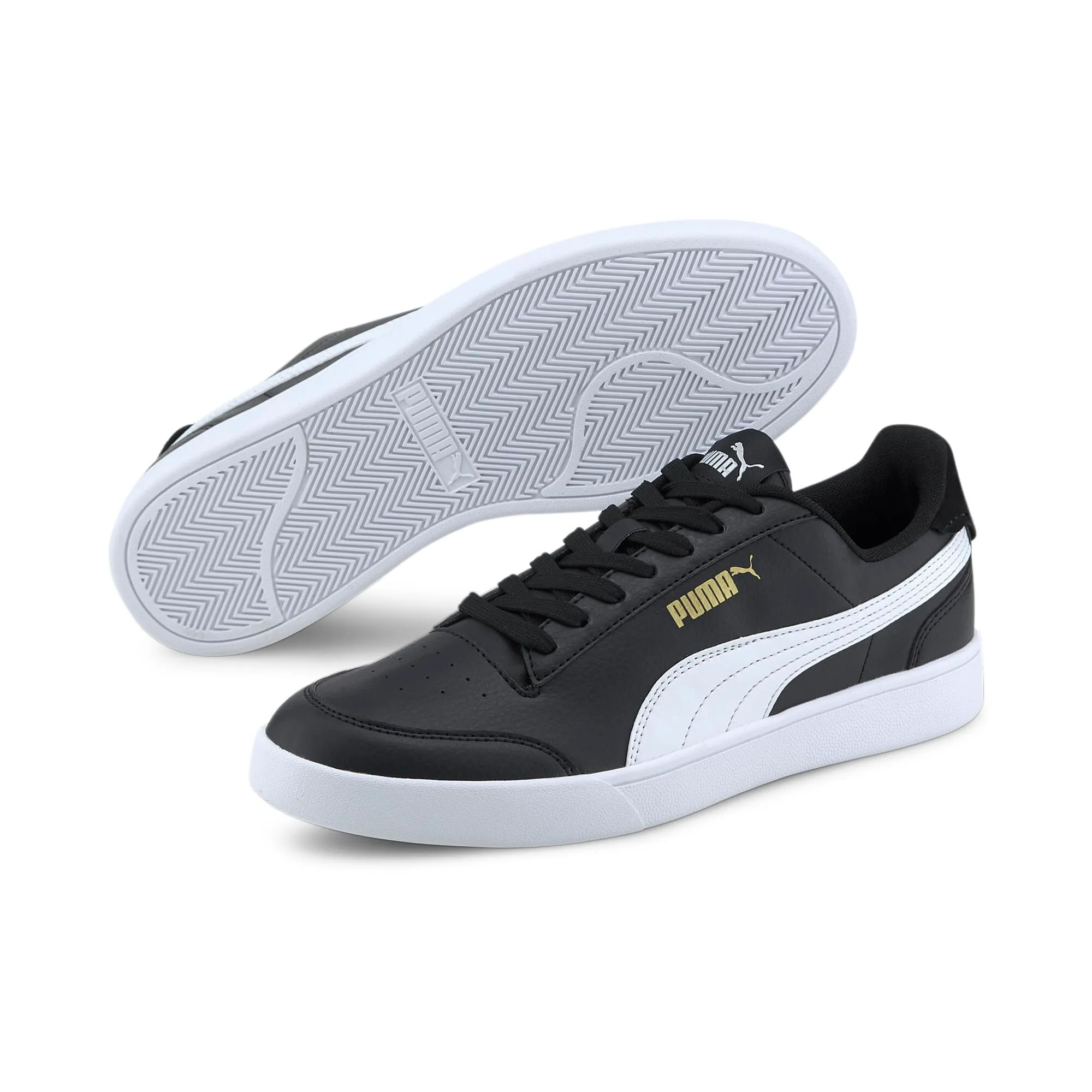 PUMA Shuffle Unisex Sneakers - Puma Black Puma White Puma Team Gold - 42 EU - immagine 3