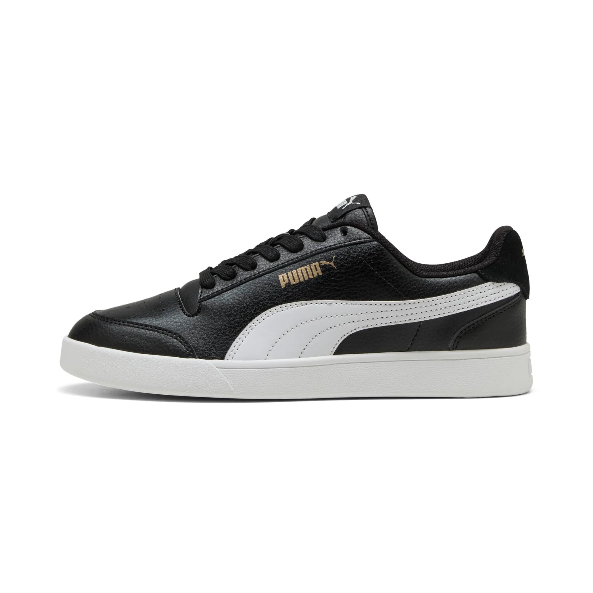 PUMA Shuffle Unisex Sneakers, Puma Black Puma White Puma Team Gold, 40 EU - immagine 1