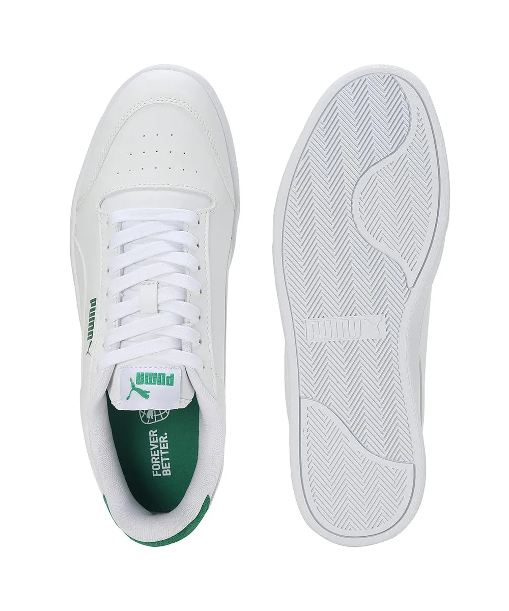 PUMA Shuffle Sneakers - Puma White Vapor Gray Archive Green - 44.5 EU - immagine 7